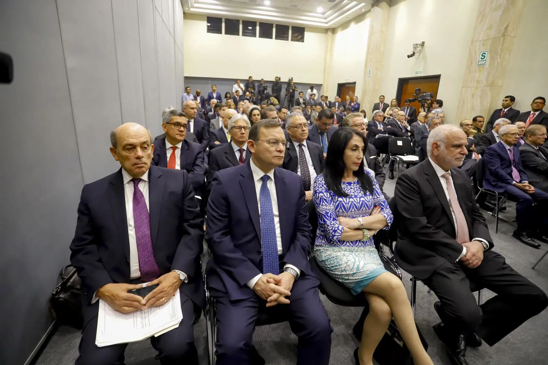 Presidente de la República participó en la Reunión
de Embajadores acreditados por el Perú ante países americanos, la Organización de Naciones Unidas
- ONU y la Organización de Estados Americanos – OEA. Foto: ANDINA/Prensa Presidencia
