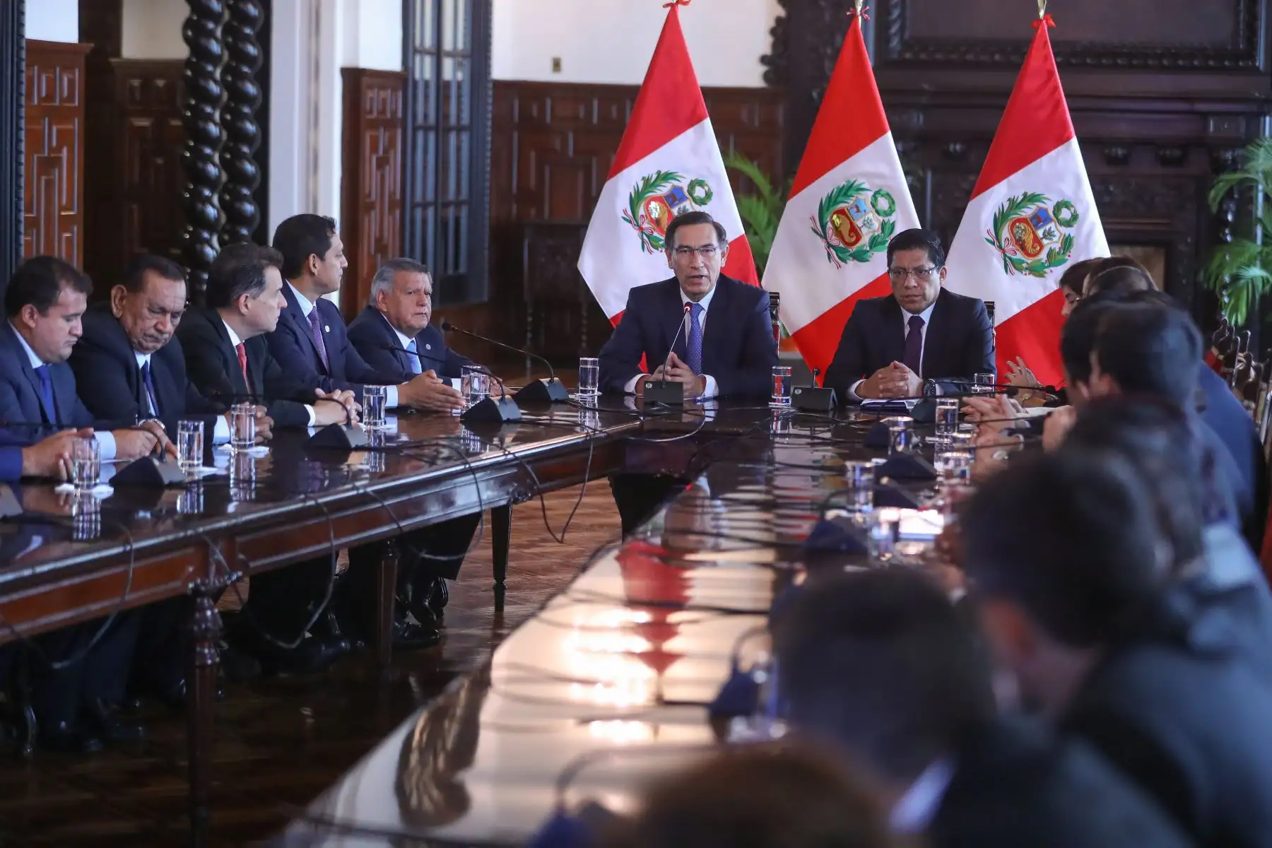 Presidente Vizcarra se reune con la bancada de APP. Foto: ANDINA/Prensa Presidencia