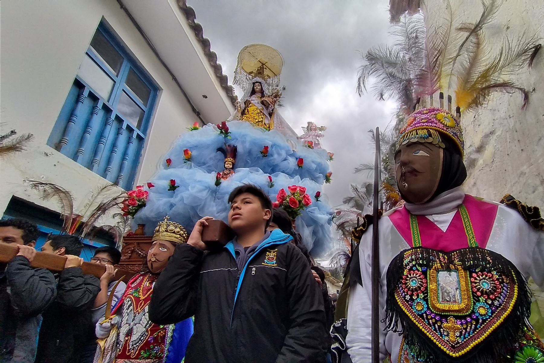 Paucartambo, en Cusco, celebra el 35° aniversario de coronación de la Virgen del Carmen.Foto:  ANDINA/Percy Hurtado