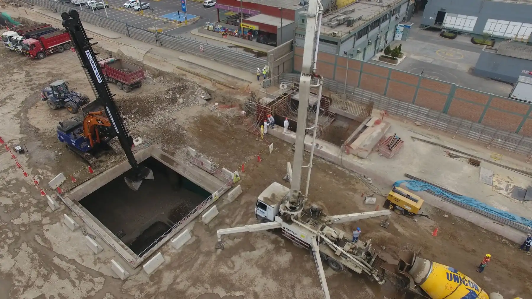 Avances de las obras de la Línea 2 del Metro de Lima y Callao. Foto: ANDINA/Difusión