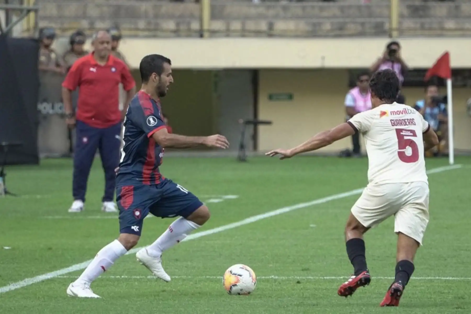 Universitario empata 1-1 con Cerro Porteño en el Monumental, por la fase 2 de la Copa Libertadores de América.
Foto: Twitter Cerro Porteño