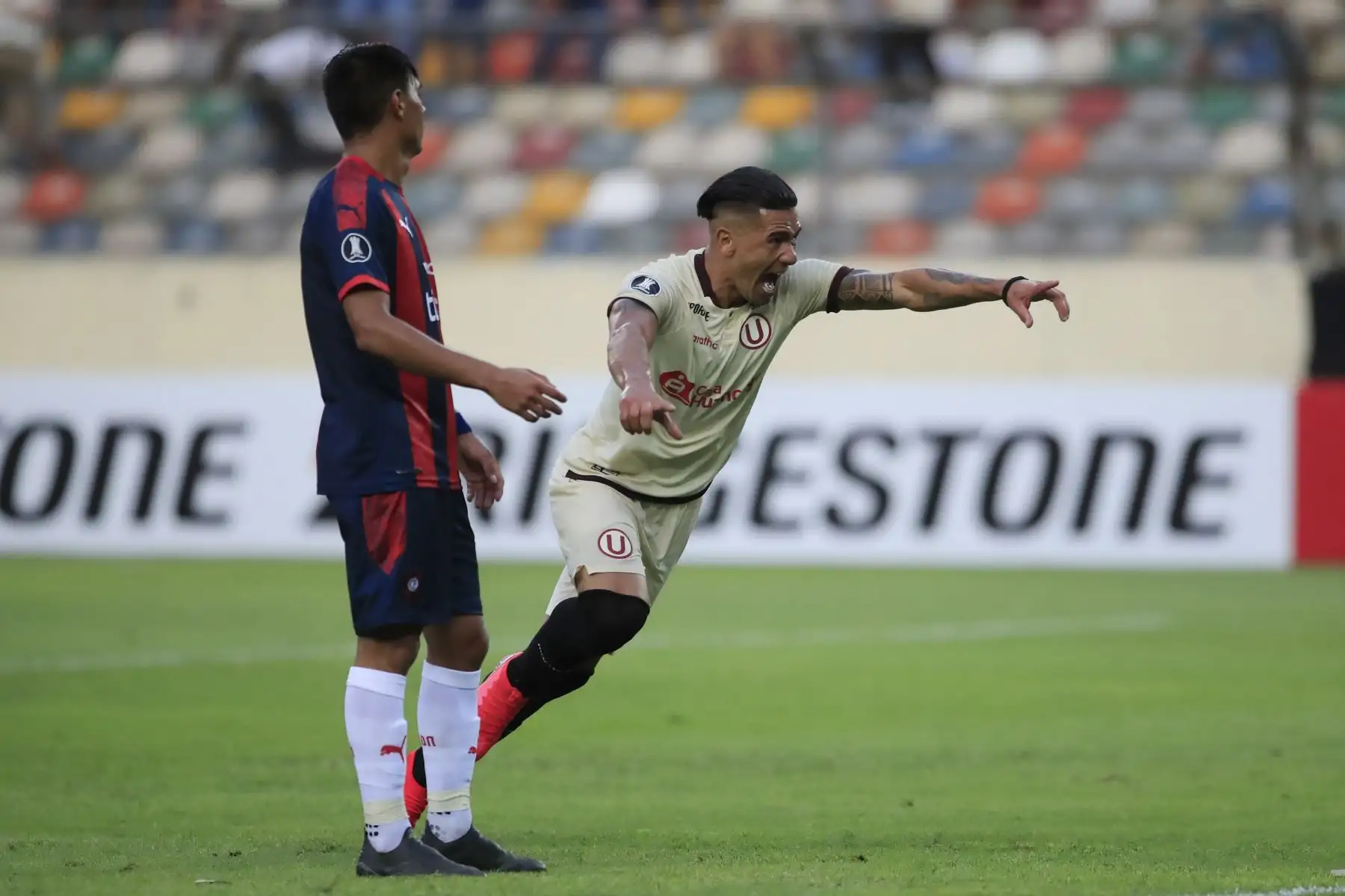 Universitario se enfrenta a Cerro Porteño en el Monumental, por la fase 2 de la Copa Libertadores de América.
Foto: ANDINA/Juan Carlos Guzmán