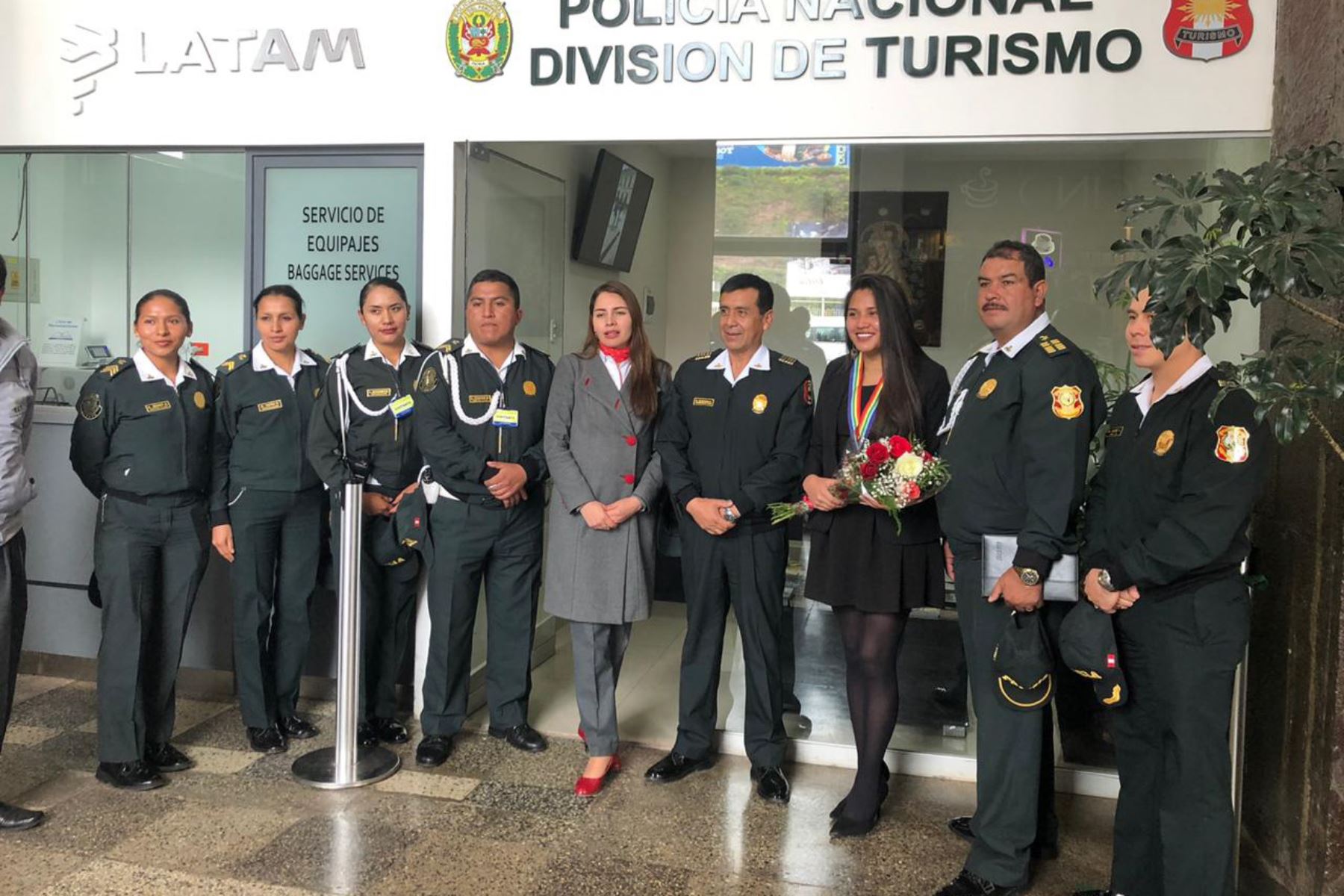 Policía Nacional inaugura oficina de información turística en aeropuerto internacional de Cusco. ANDINA/Difusión