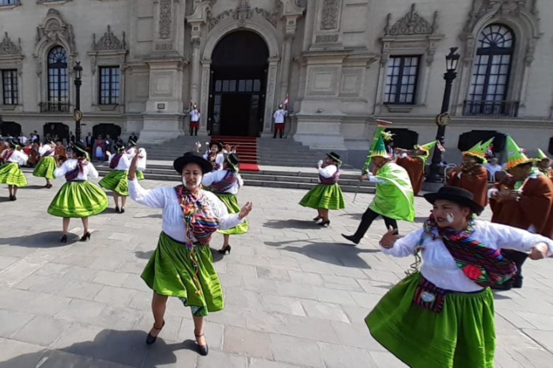 Lanzamiento del Carnaval Ayacuchano 2020 en Palacio de Gobierno. Foto: Municipalidad Provincial de Huanta