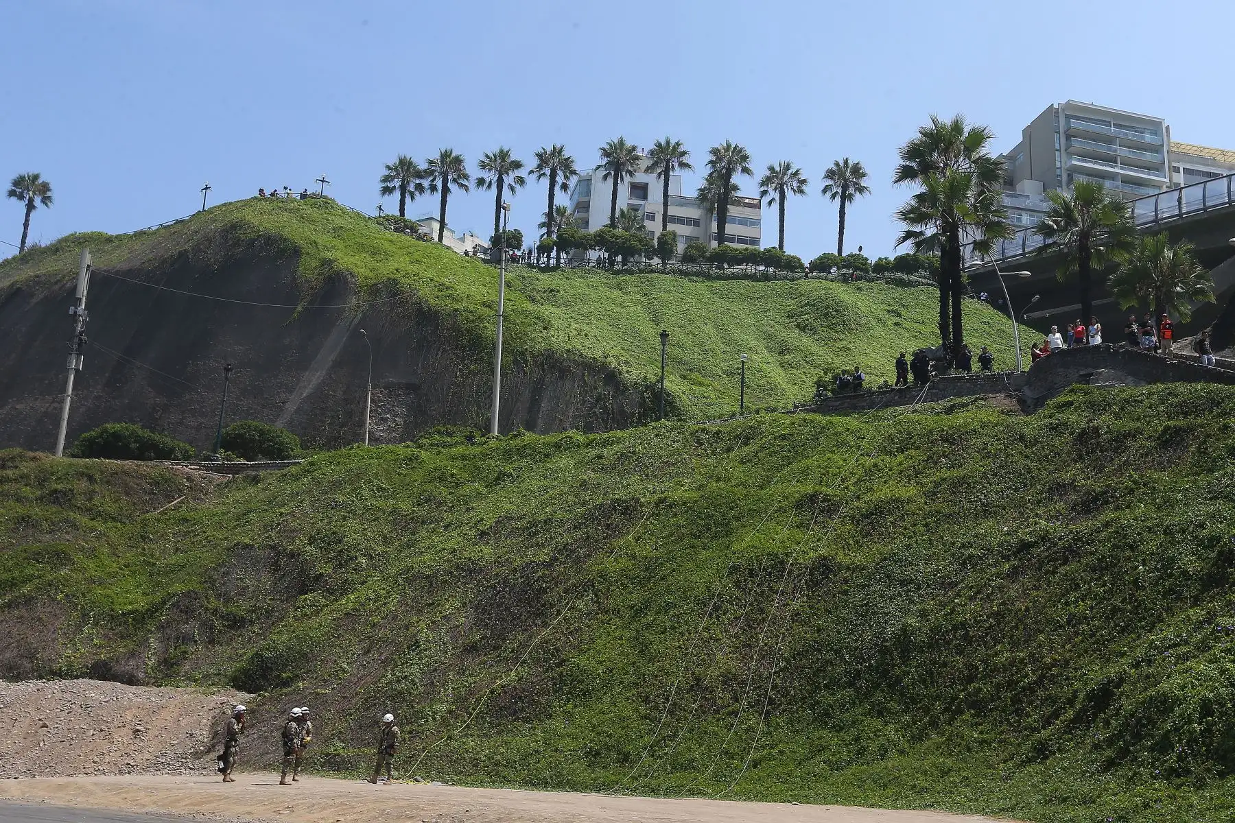 Simulacro de Tsunami en la Costa Verde.Foto:ANDINA/Hector Vinces.