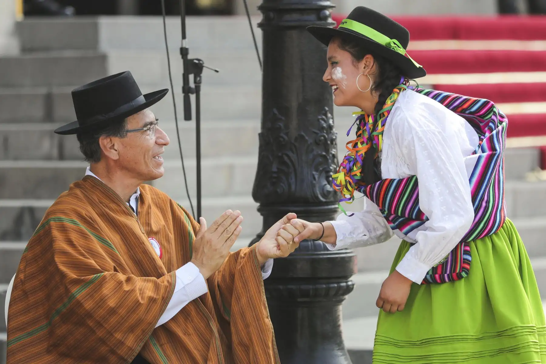 Presidente Martín Vizcarra participa en el lanzamiento del Carnaval Ayacuchano 2020.
Foto: ANDINA/Prensa Presidencia