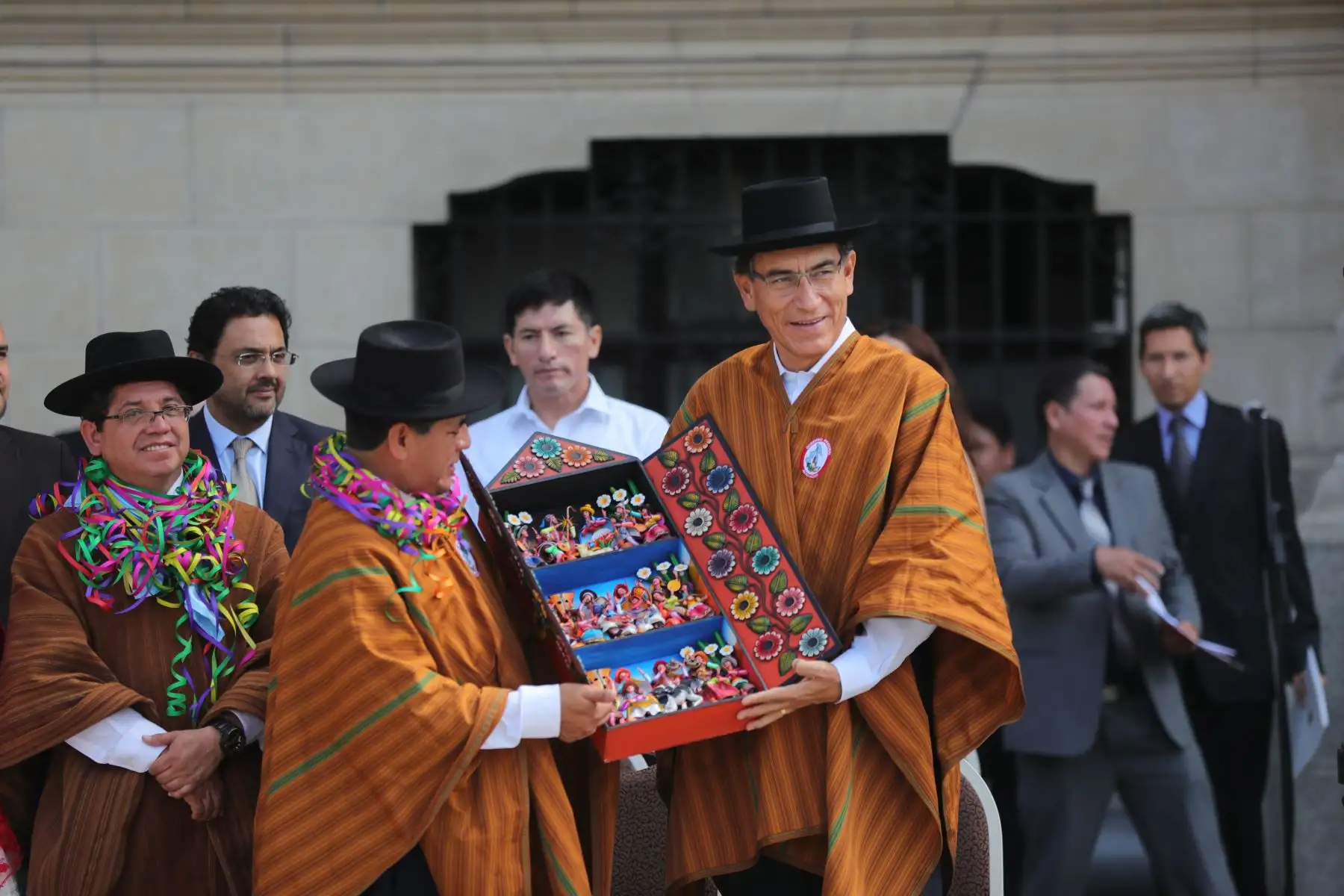 Presidente Martín Vizcarra participa en el lanzamiento del Carnaval Ayacuchano 2020.
Foto: ANDINA/Prensa Presidencia
