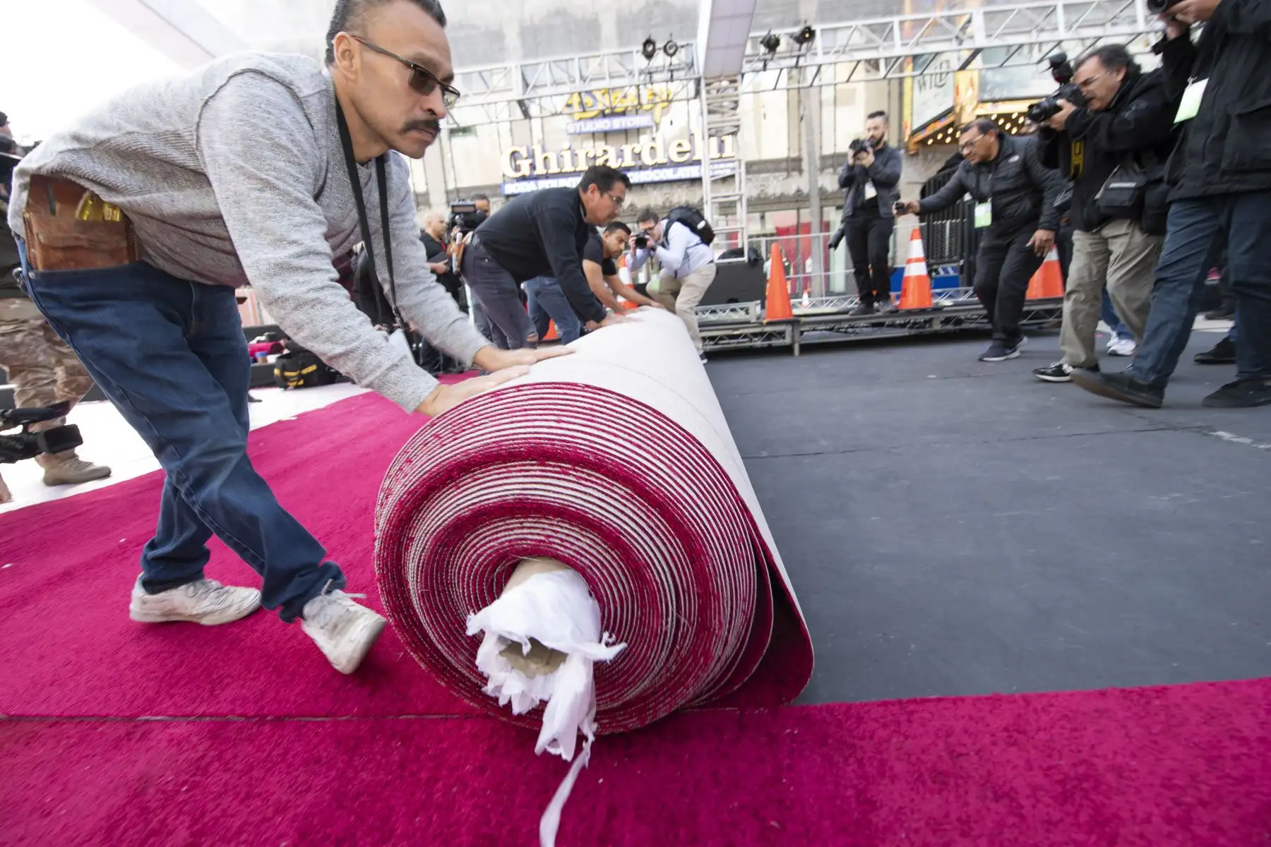 Una vista general de la 92a edición de la alfombra roja de los Premios de la Academia celebrada en  en Hollywood, California.
Foto: AFP