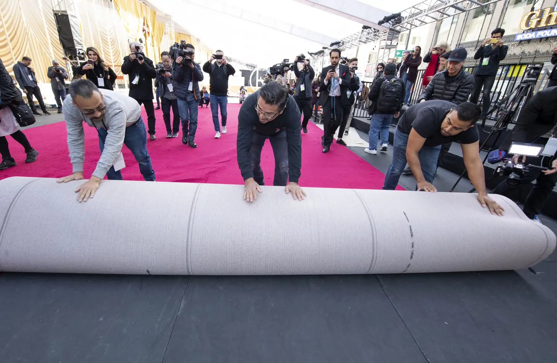Una vista general de la 92a edición de la alfombra roja de los Premios de la Academia celebrada en Hollywood, California.
Foto: AFP