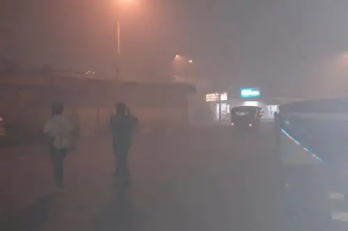Población de Nepeña, distrito ubicado en la provincia ancashina del Santa, resultó afectada por humareda generada por incendio forestal.