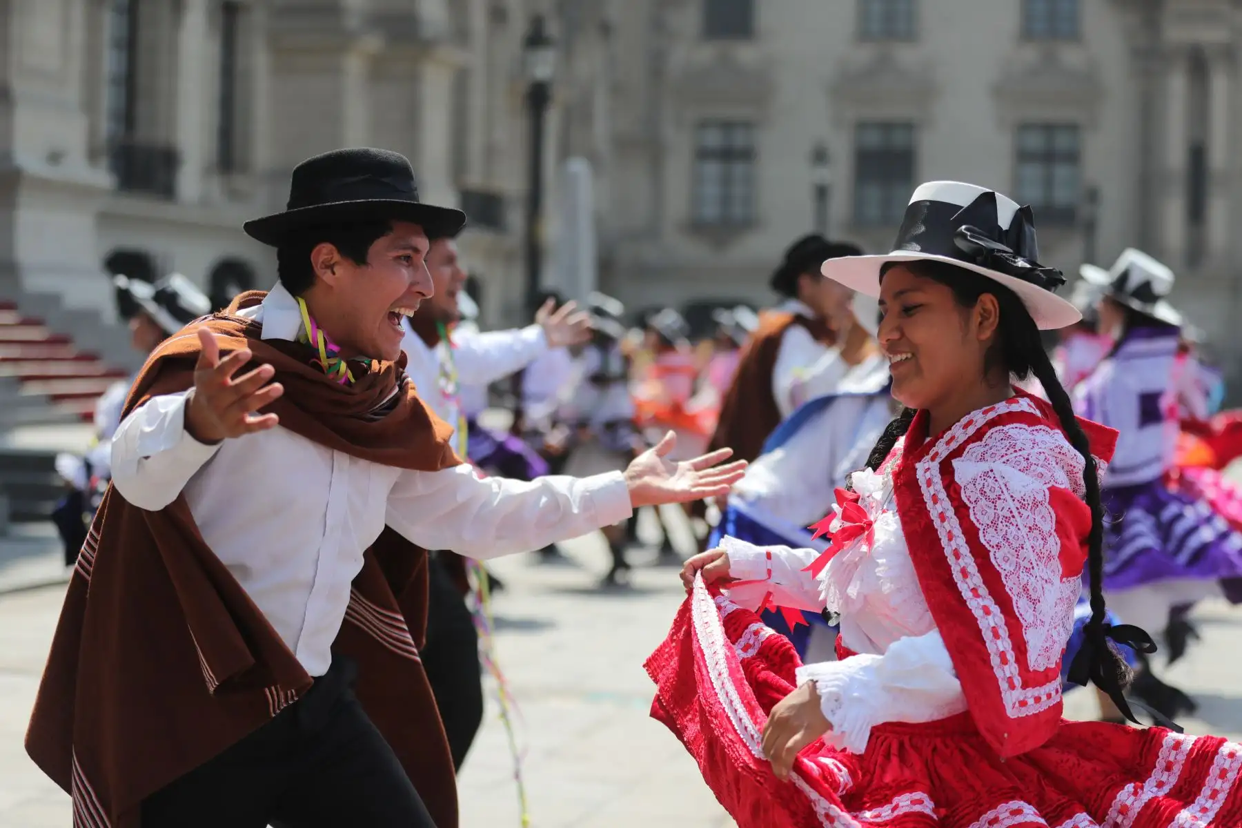 Lanzamiento del carnaval de Abancay en el patio de Palacio de Gobierno.
Foto: ANDINA/Prensa Presidencia