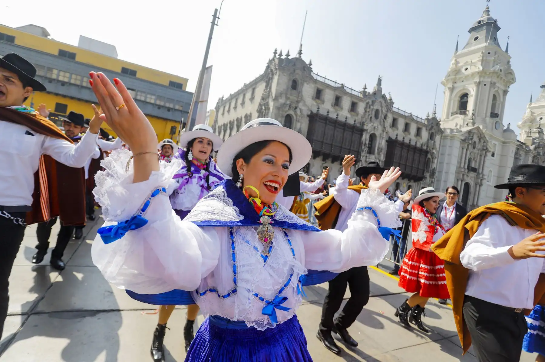 Lanzamiento del carnaval de Abancay en el patio de Palacio de Gobierno.
Foto: ANDINA/Prensa Presidencia