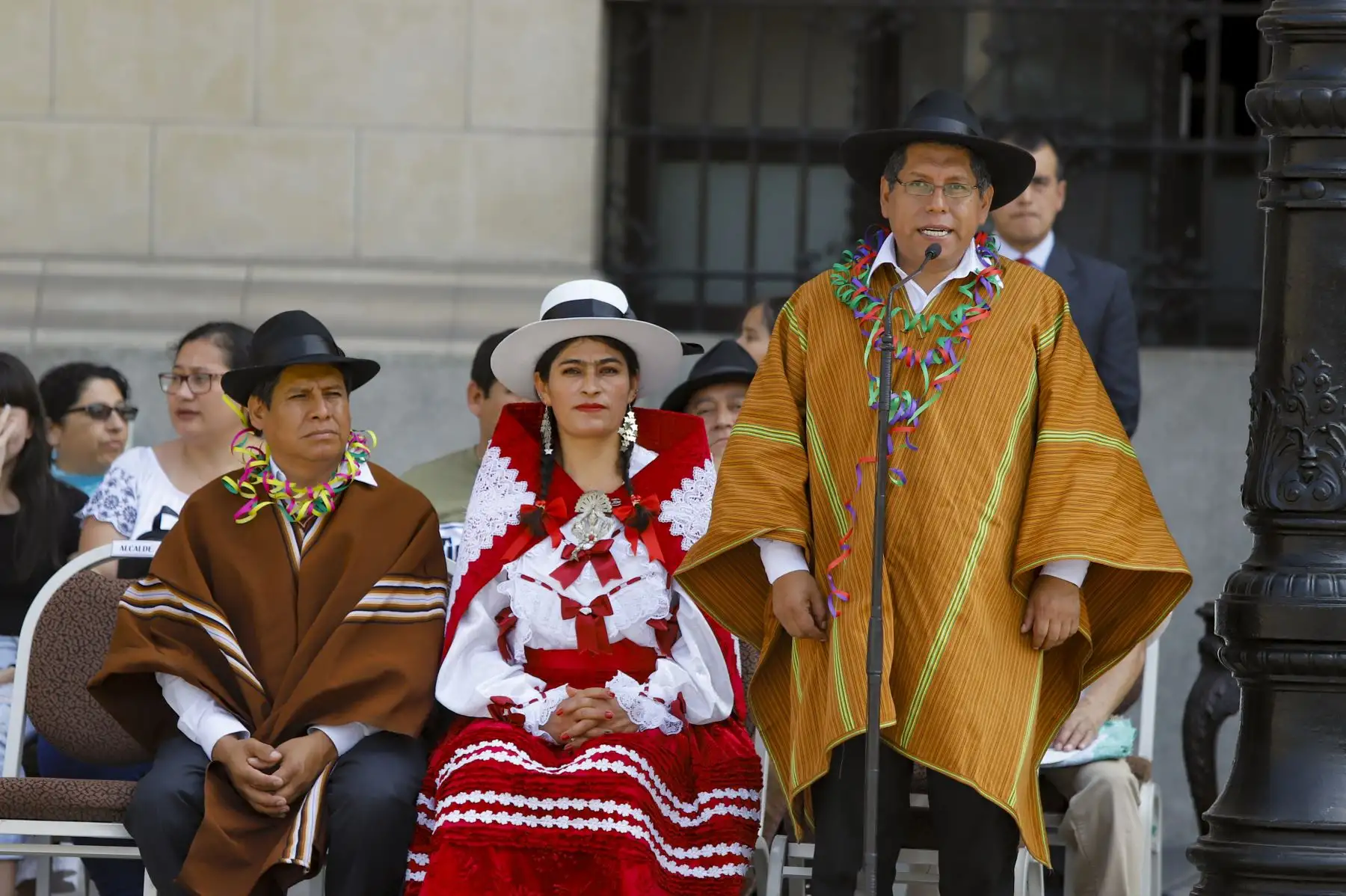 Lanzamiento del carnaval de Abancay en el patio de Palacio de Gobierno.
Foto: ANDINA/Prensa Presidencia