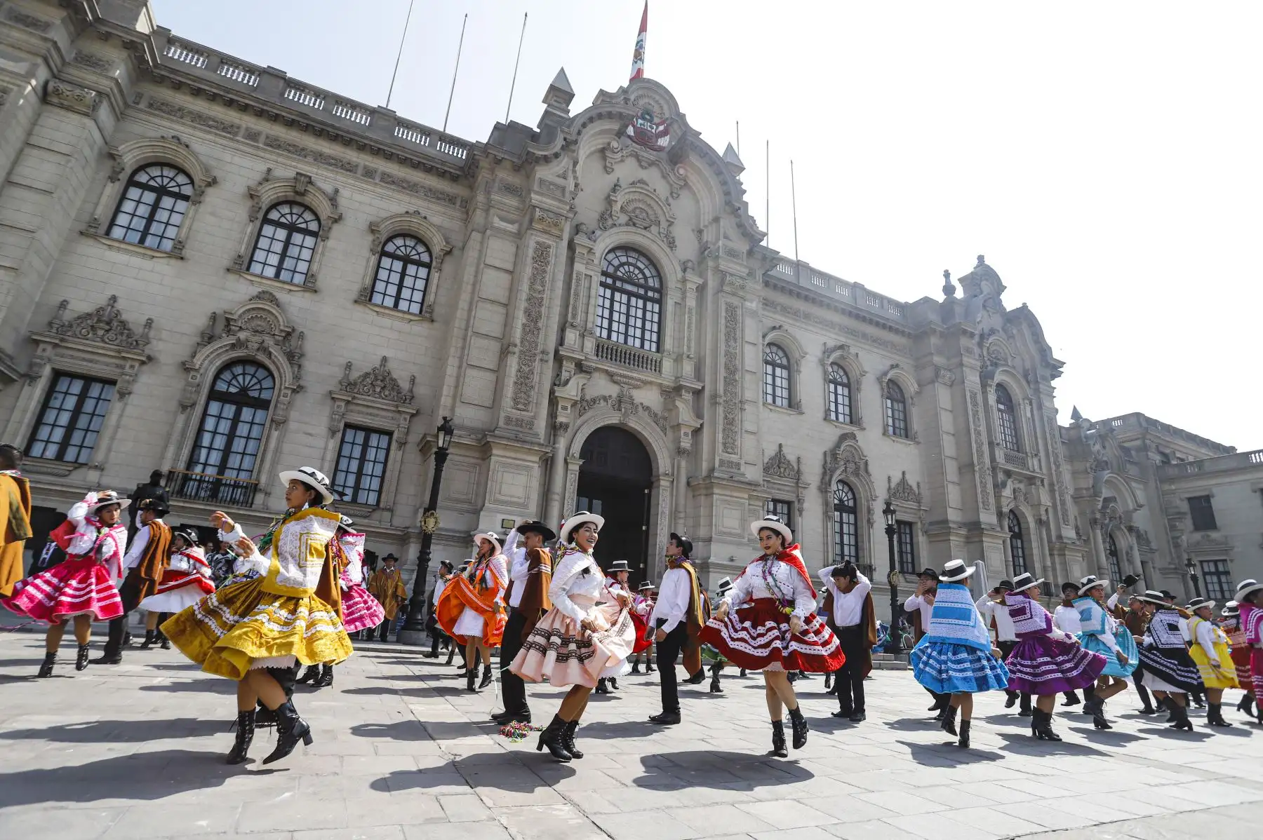 Lanzamiento del carnaval de Abancay en el patio de Palacio de Gobierno.
Foto: ANDINA/Prensa Presidencia