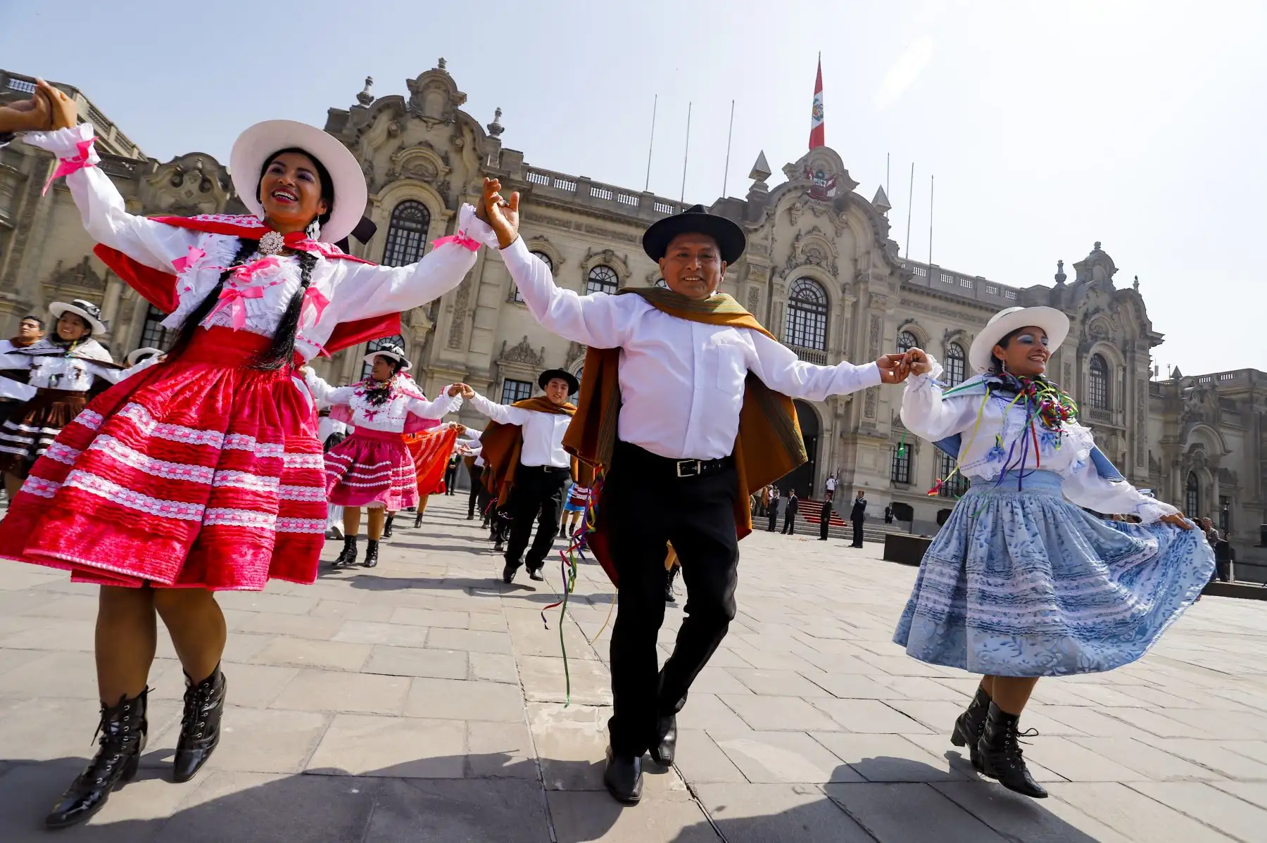Lanzamiento del carnaval de Abancay en el patio de Palacio de Gobierno.
Foto: ANDINA/Prensa Presidencia