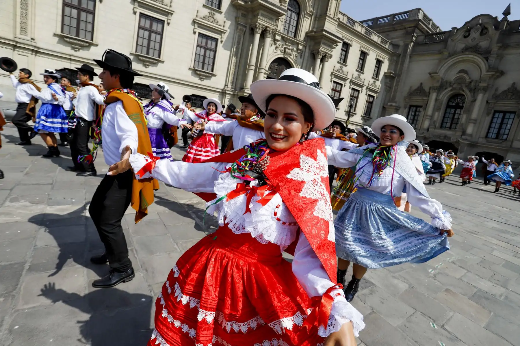 Lanzamiento del carnaval de Abancay en el patio de Palacio de Gobierno.
Foto: ANDINA/Prensa Presidencia