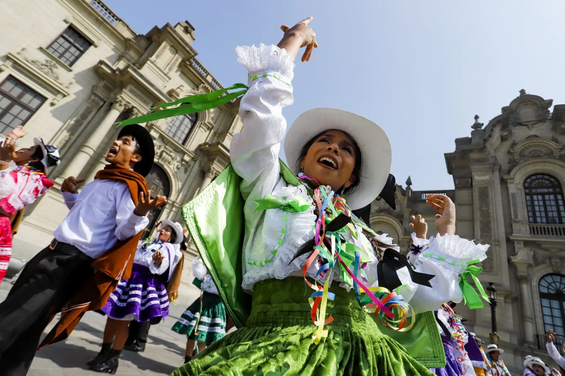 Lanzamiento del carnaval de Abancay en el patio de Palacio de Gobierno.
Foto: ANDINA/Prensa Presidencia