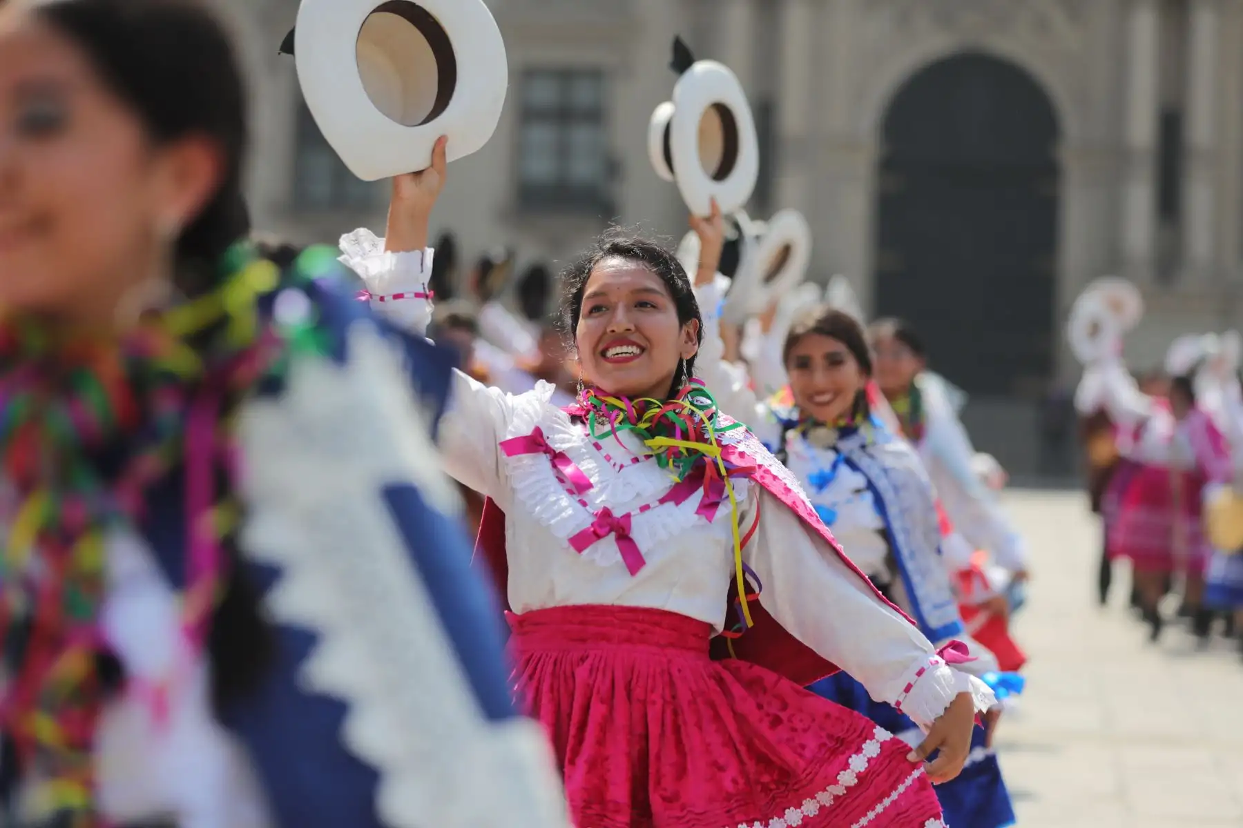 Lanzamiento del carnaval de Abancay en el patio de Palacio de Gobierno.
Foto: ANDINA/Prensa Presidencia
