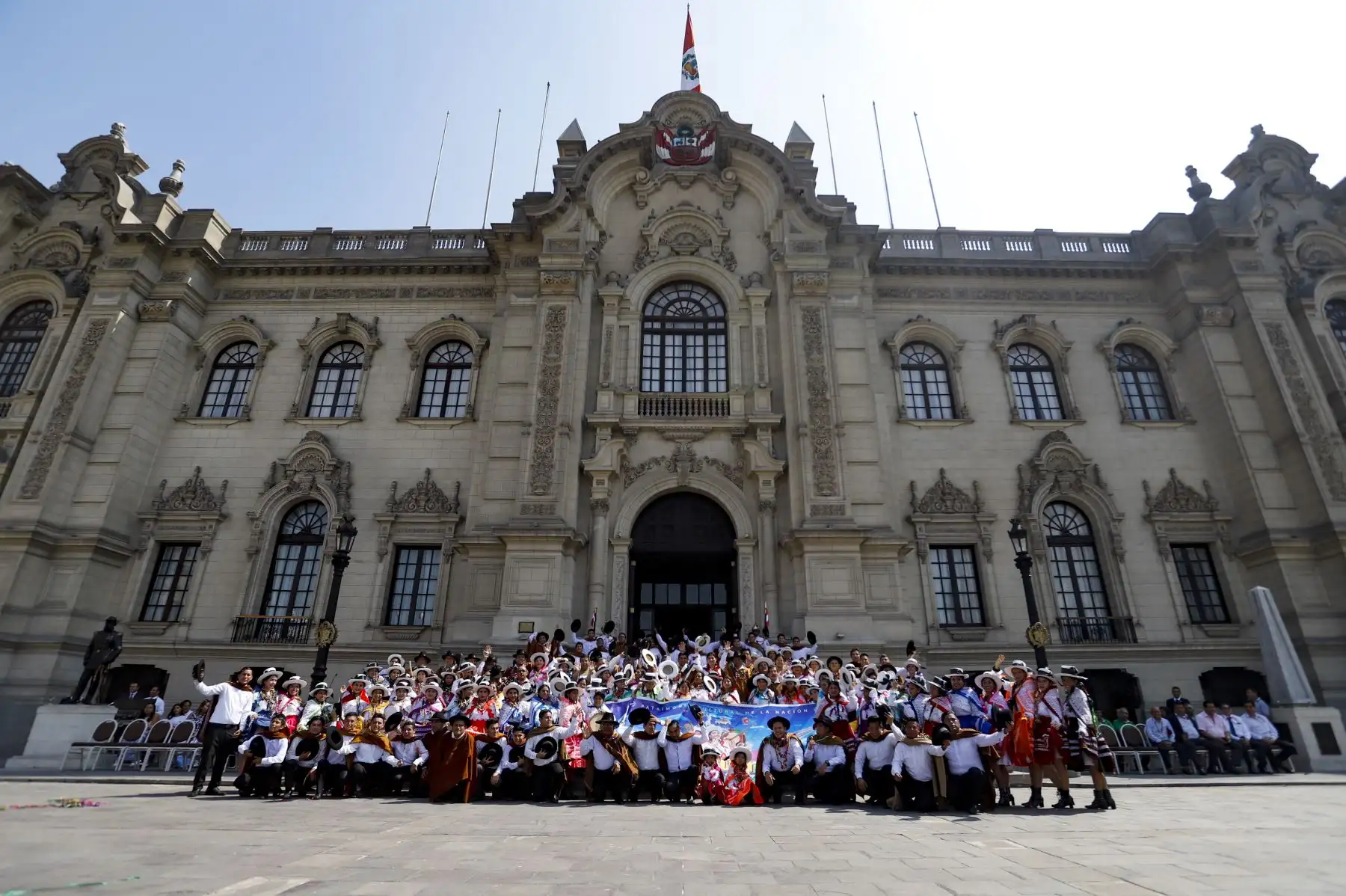 Lanzamiento del carnaval de Abancay en el patio de Palacio de Gobierno.
Foto: ANDINA/Prensa Presidencia