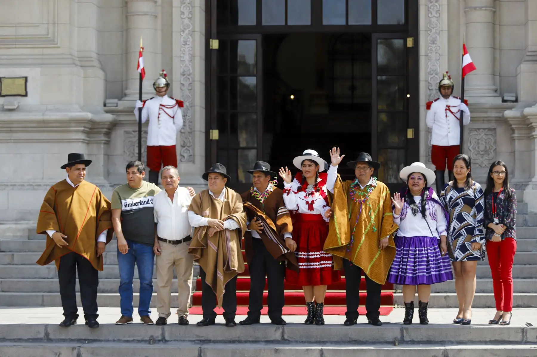Lanzamiento del carnaval de Abancay en el patio de Palacio de Gobierno.
Foto: ANDINA/Prensa Presidencia