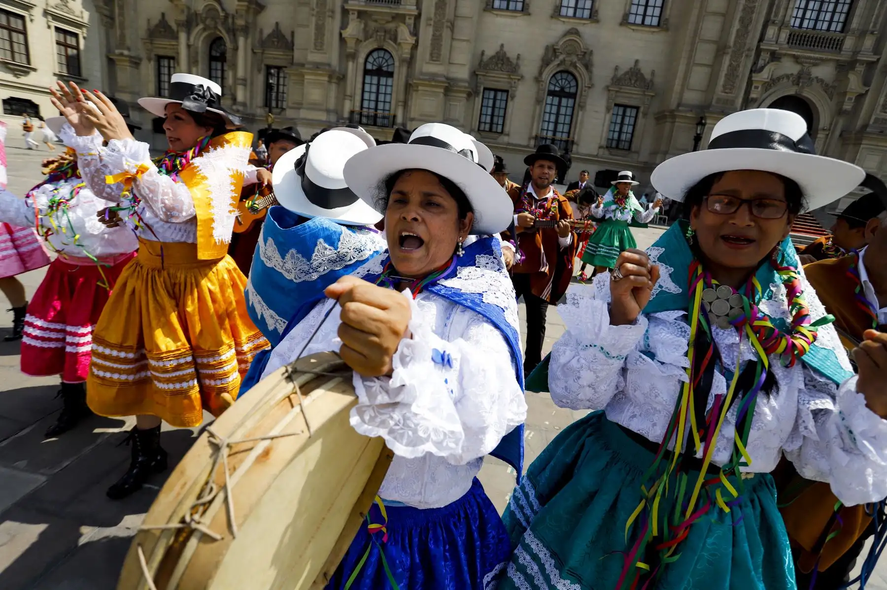 Lanzamiento del carnaval de Abancay en el patio de Palacio de Gobierno.
Foto: ANDINA/Prensa Presidencia