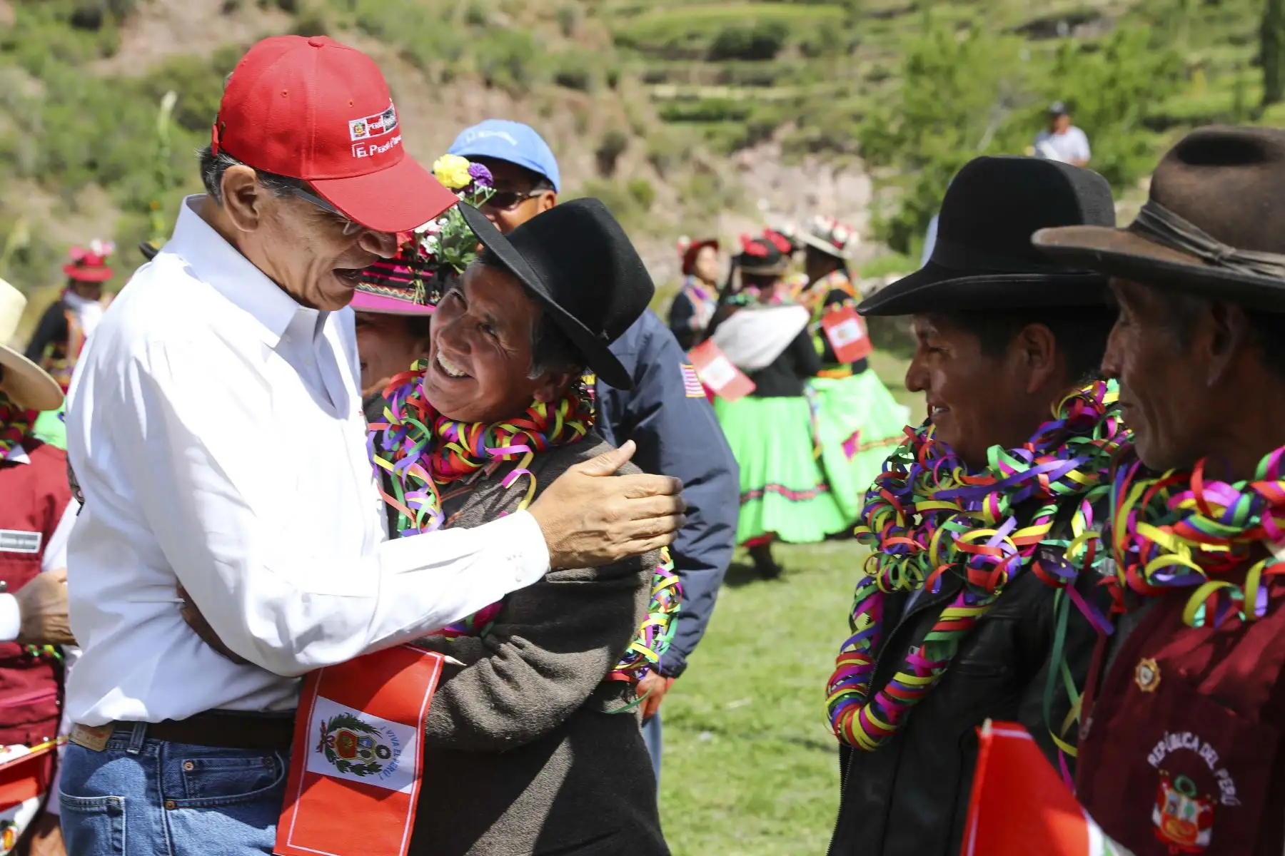 Presidente de la República, Martín Vizcarra realiza visita de inspección a la zona donde se construirá la represa de Yanapujio.
Foto: ANDINA/Prensa Presidencia