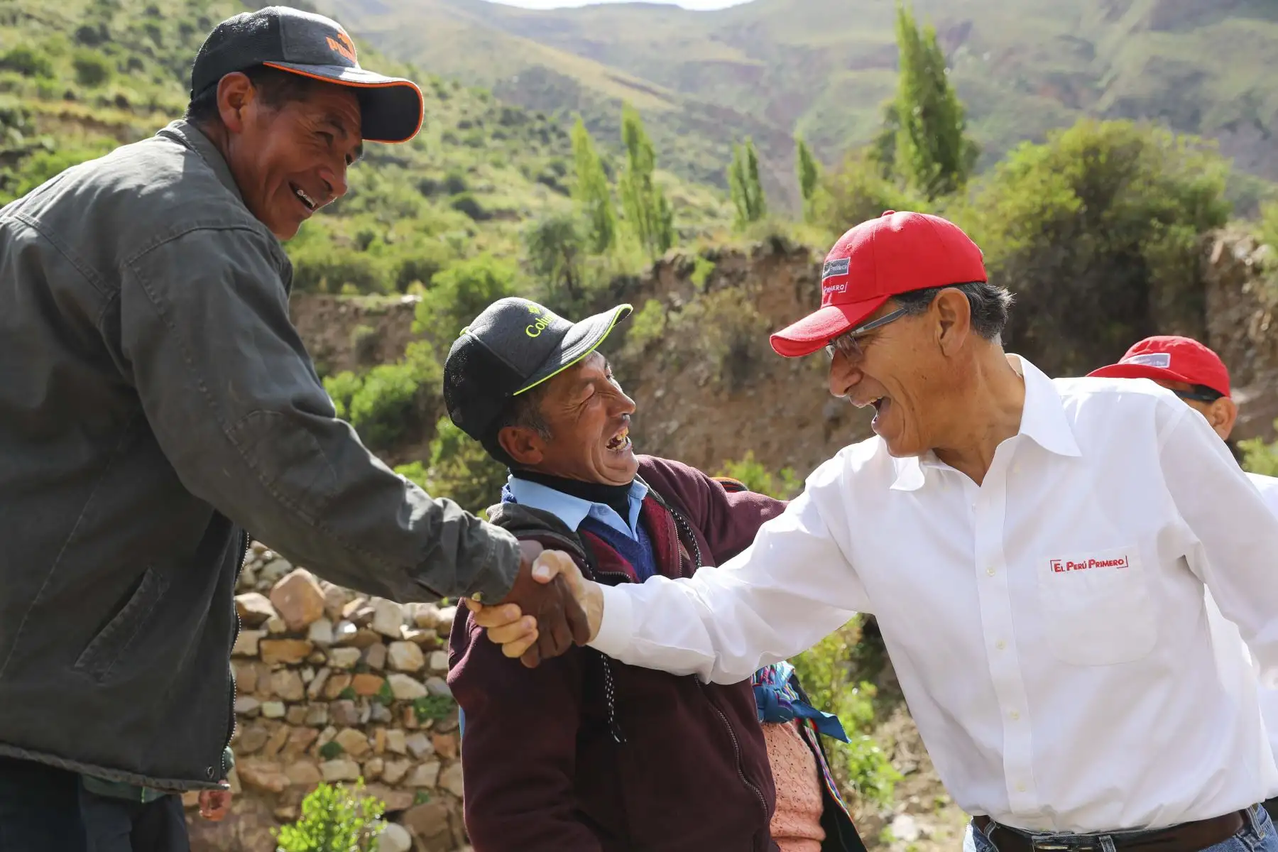 Presidente de la República, Martín Vizcarra realiza visita de inspección a la zona donde se construirá la represa de Yanapujio.
Foto: ANDINA/Prensa Presidencia