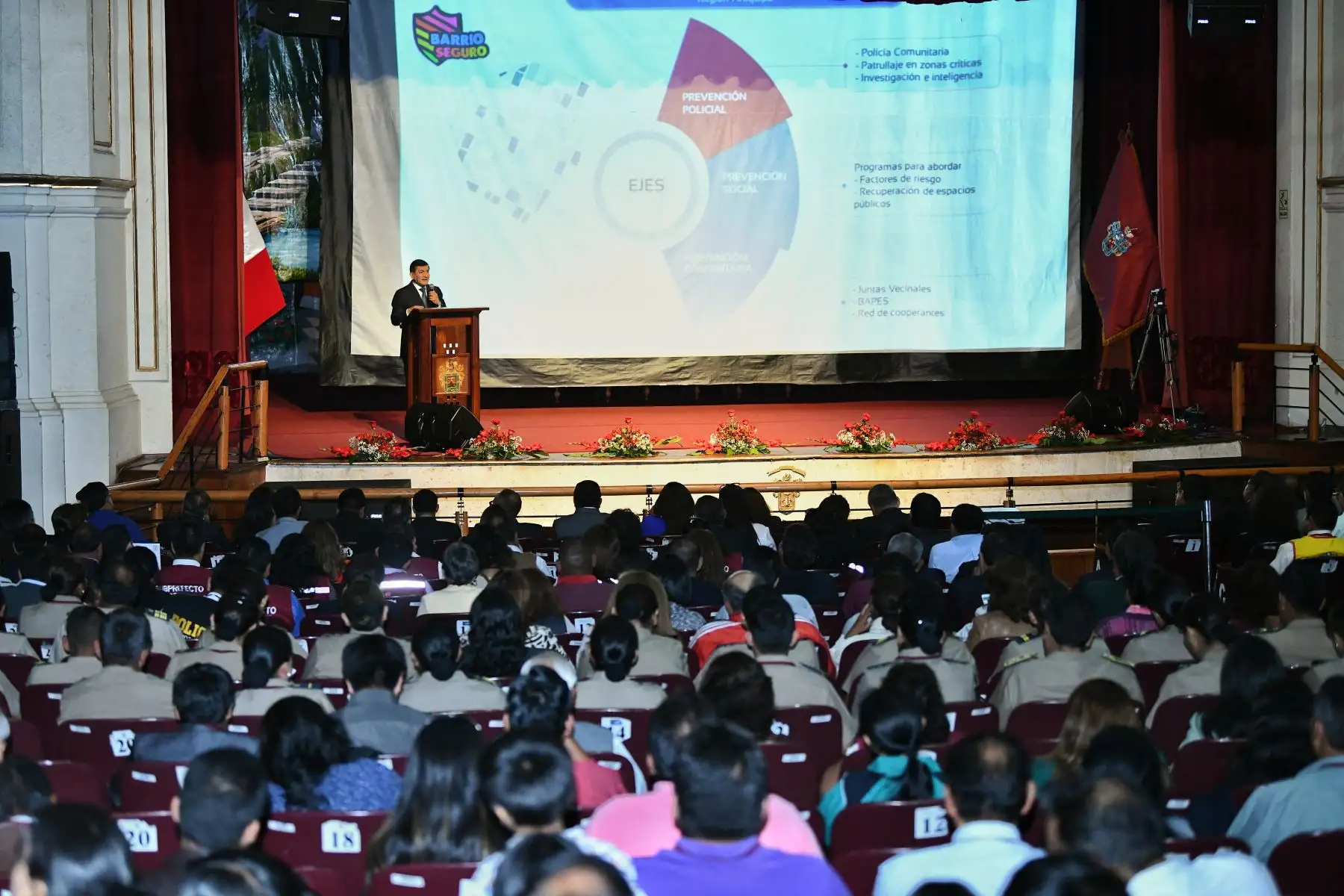 Ministro del Interior, Carlos Morán participa en el I Congreso Macro Regional Sur de Seguridad Ciudadana 2020.
Foto: Difusión Mininter