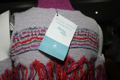 Prenda de vestir hecha de fibra de alpaca. Foto: Cortesía.