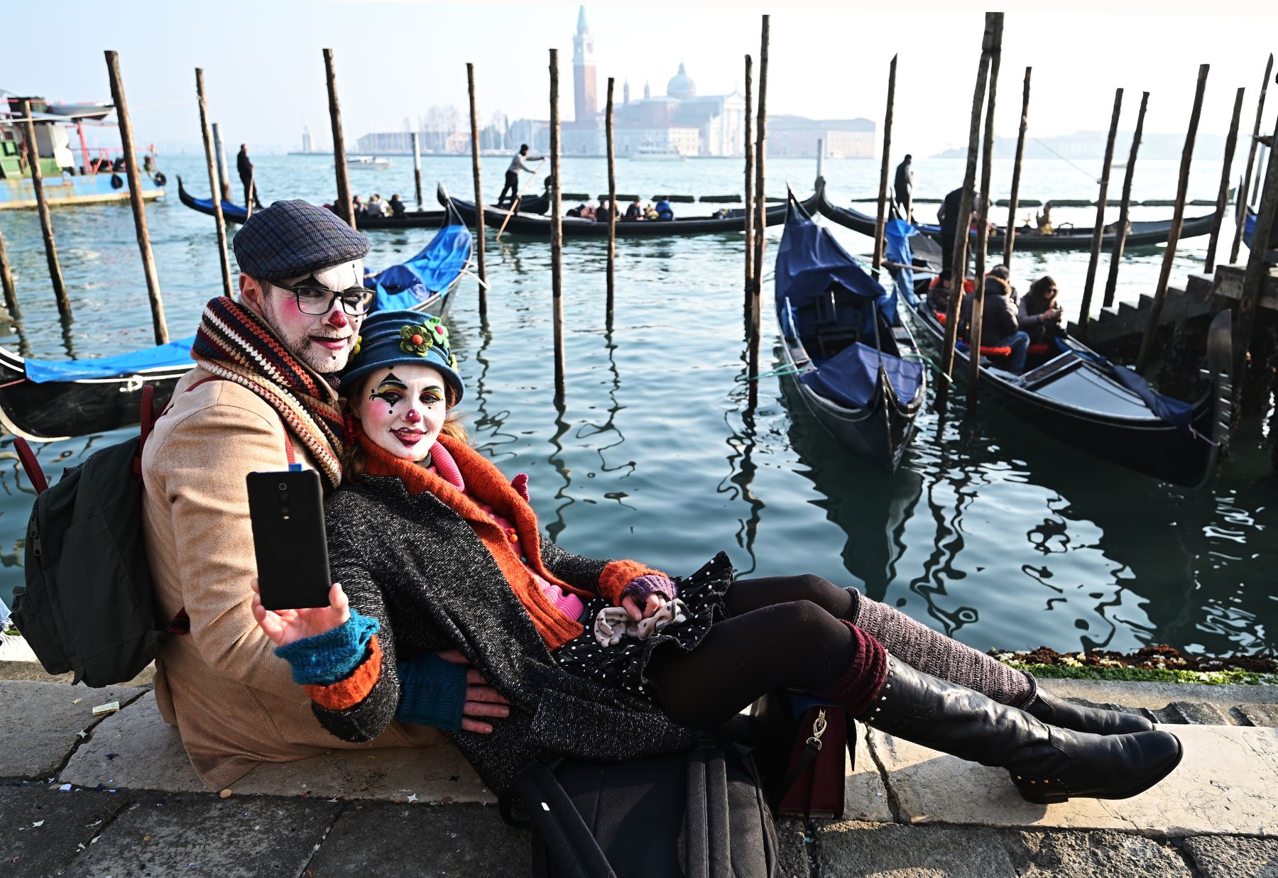 El tradicional Carnaval de Venecia fue creado en 1162, un día después de una victoria militar. Foto: AFP