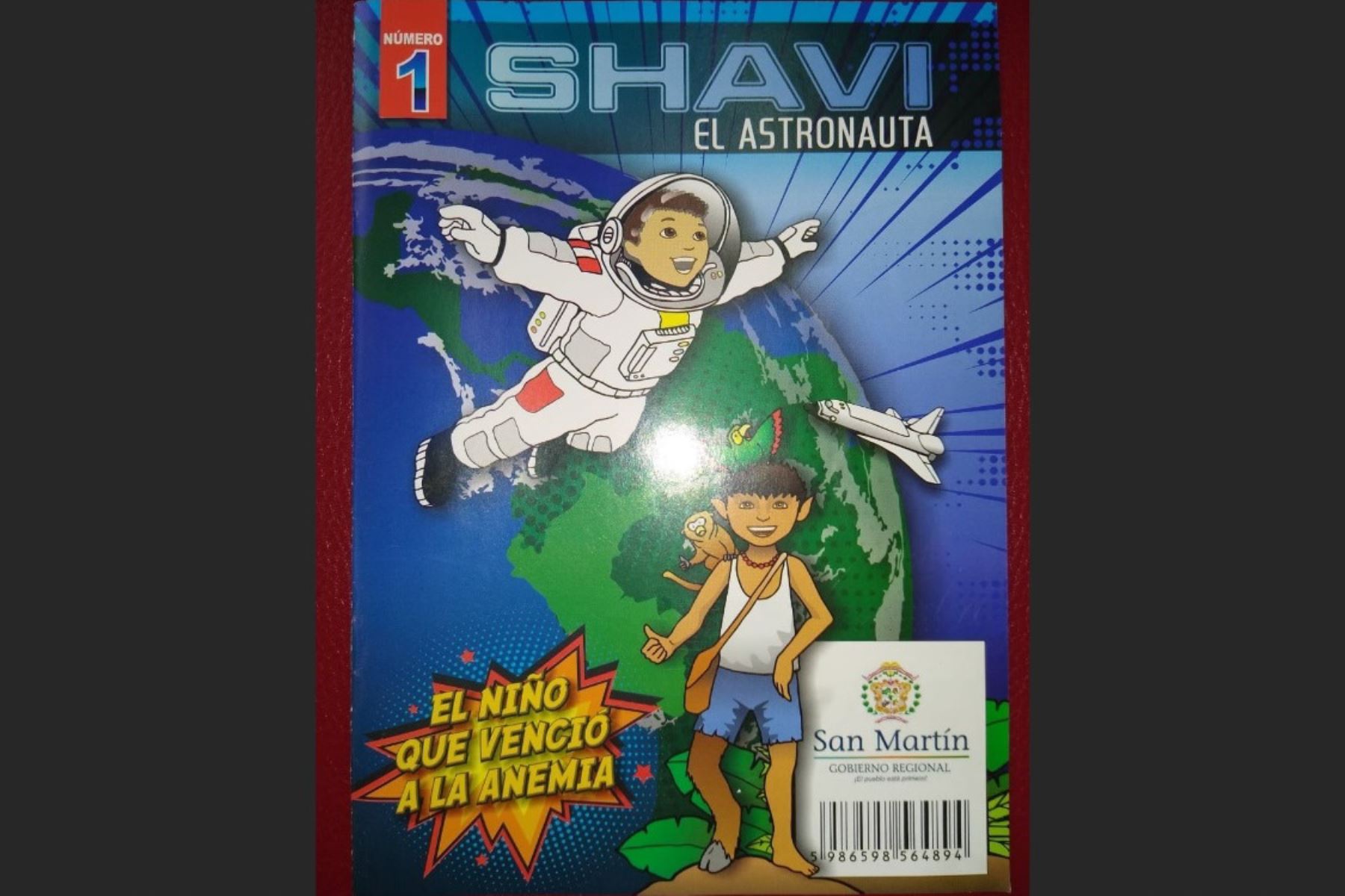 Conoce a Shavi, el cómic con el que la región San Martín busca derrotar a la anemia y desnutrición infantil.
