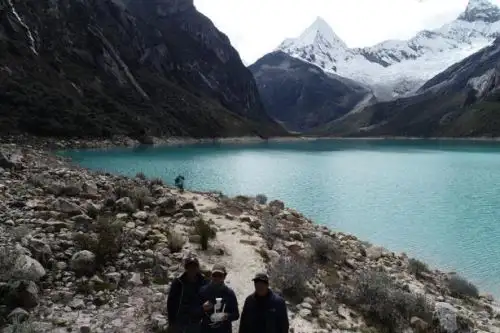 Promueven la implementación de sistema preventivo de deslizamientos en la laguna Parón, en la sierra de Áncash. ANDINA/Difusión