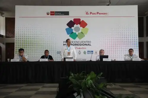 El I Encuentro Macrorregional Norte Productivo, que se desarrolla en Jaén, fue inaugurado por el viceministro de Mype e Industria, José Salardi. ANDINA/Difusión