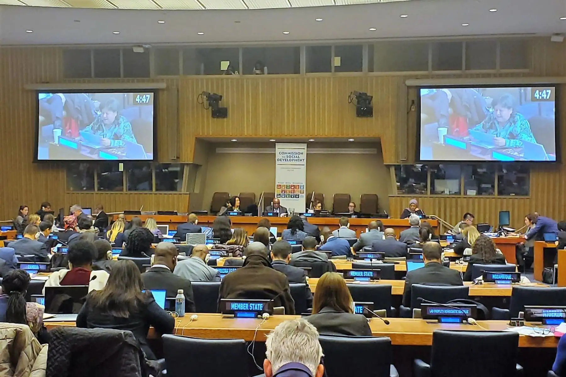 Ministra de Desarrollo e Inclusión Social, Ariela Luna Florez, participa en reunión de la ONU.