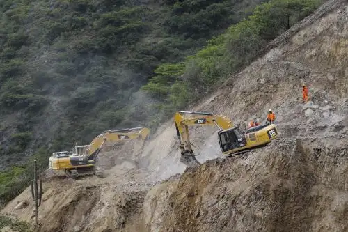Trabajos en la carretera Calemar-Abra El Naranjillo, en la sierra de La Libertad, registra un importante avance, destacó el MTC. ANDINA/Archivo