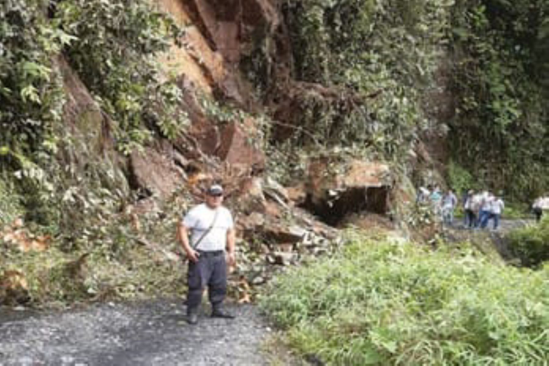 Deslizamientos bloquean la vía que une Cusco con el Parque Nacional del Manu, en Madre de Dios.