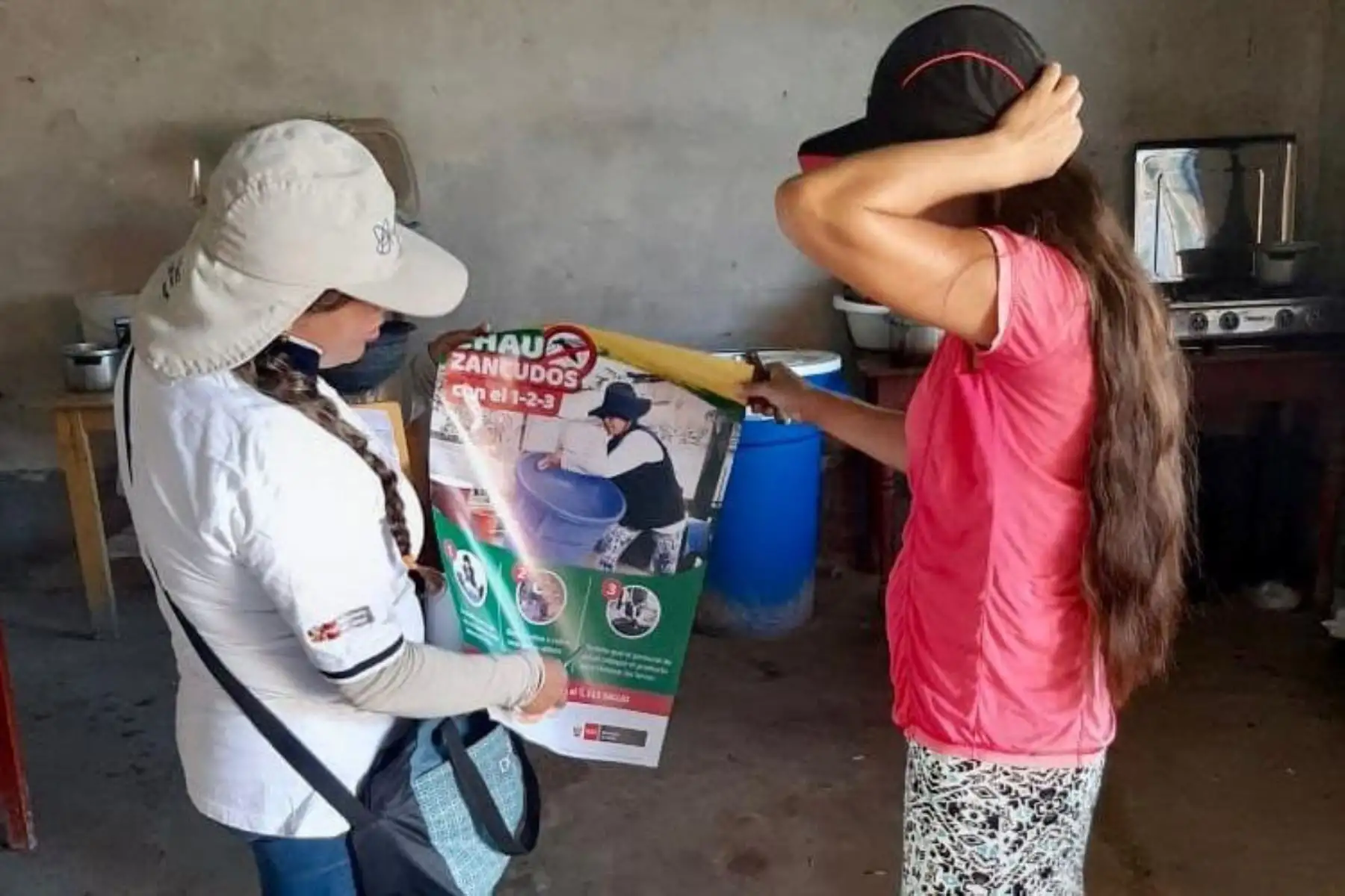 Autoridades de Salud de Lambayeque intensifican la lucha contra el dengue en el distrito de Zaña. ANDINA/Difusión
