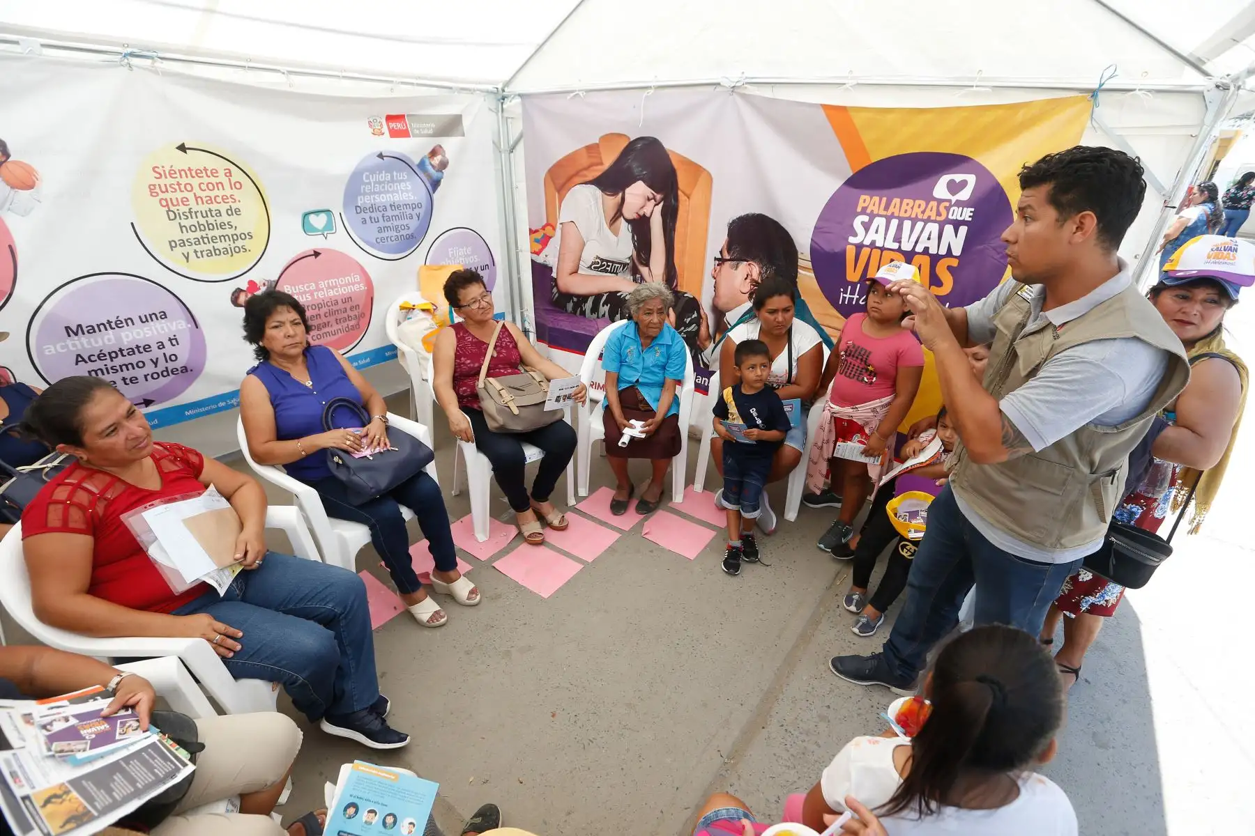 En jornada cívica se brinda atención médica gratuita a la población del distrito de Suyo, en Piura. ANDINA/Difusión