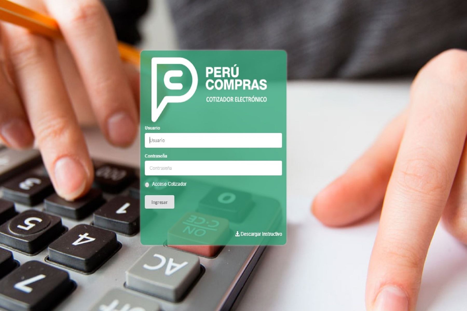 Perú Coompras. ANDINA/Difusión