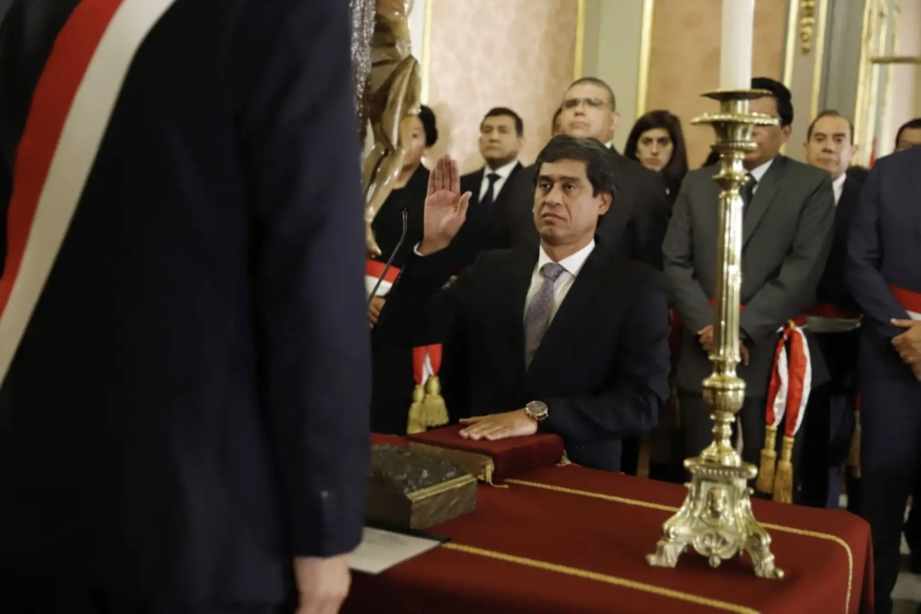 Carlos Lozada Contreras, asume el cargo de ministro de Transportes y Comunicaciones.
Foto: ANDINA/ Prensa Presidencia