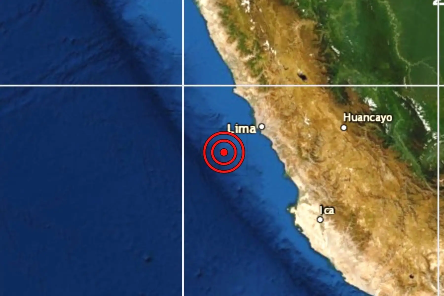 El temblor ocurrió a las 21:43 horas a 43 kilómetros al suroeste de la Provincia Constitucional del Callao. Foto: ANDINA/Archivo