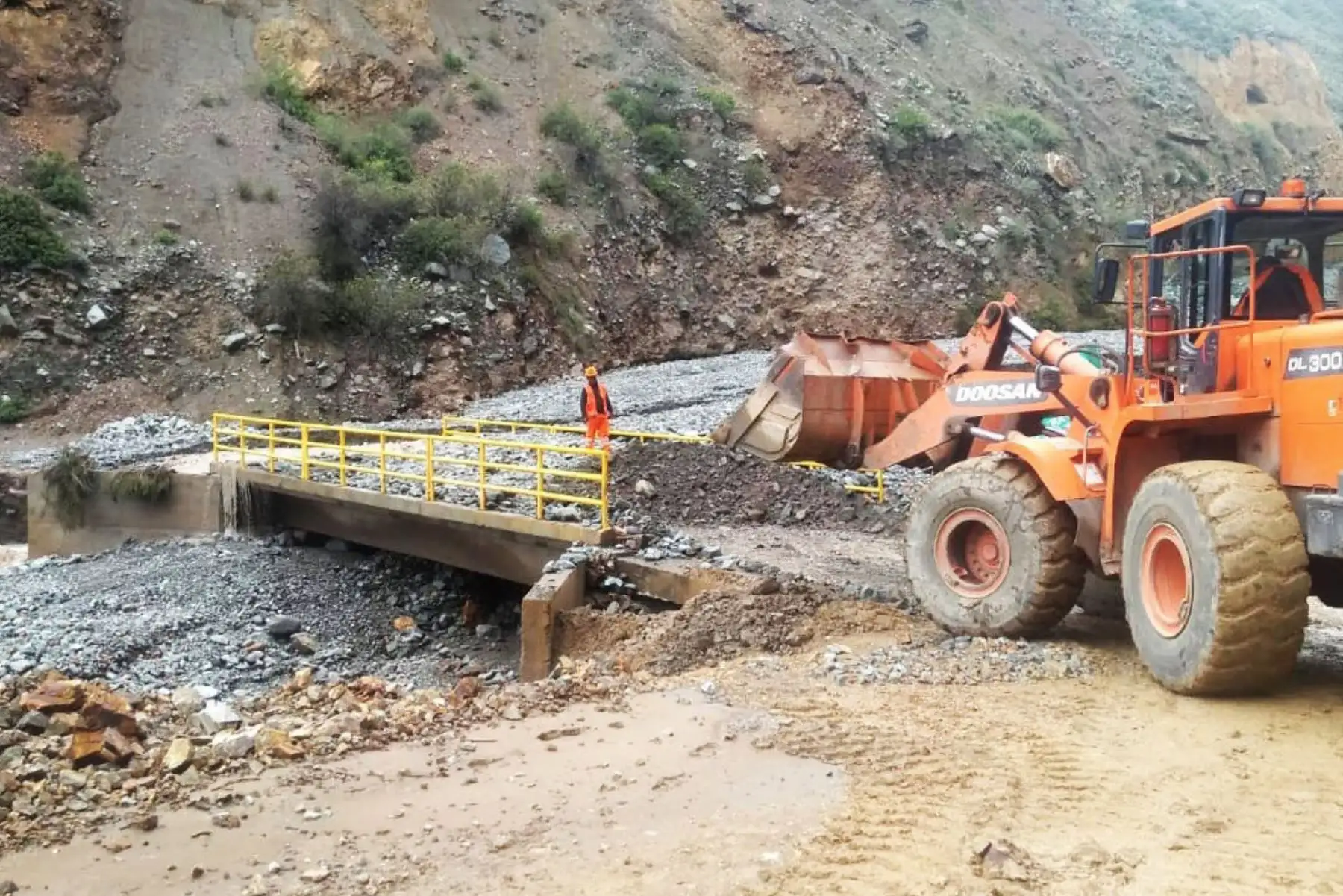 El MTC asegura la transitabilidad en las vías de la región Moquegua durante la temporada de lluvias.