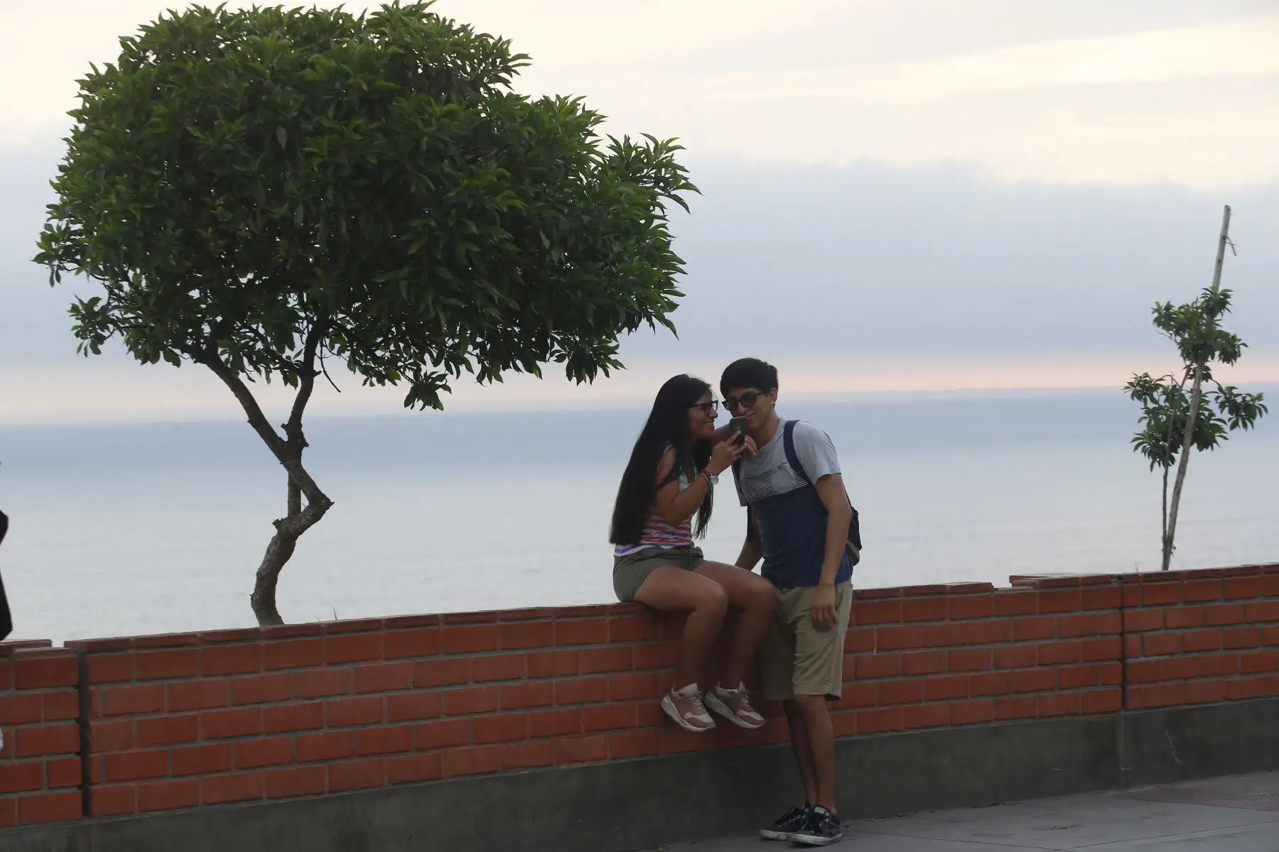 En el día de San Valentín, parejas celebran el día de la amistad y el amor. 
Foto: ANDINA/Eddy Ramos