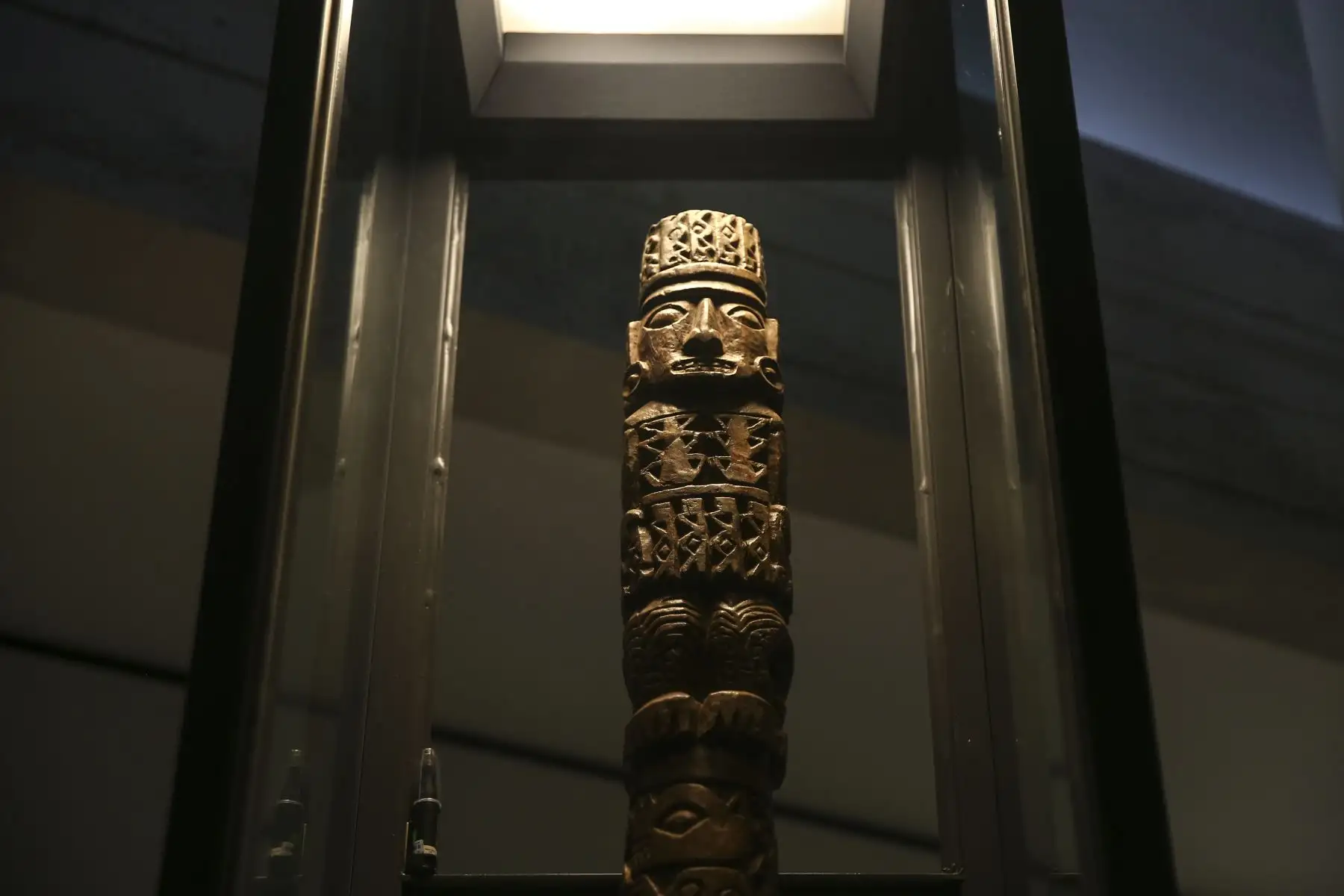 El Ídolo es una de las mayores atracciones del museo. Foto: ANDINA/Jhonel Rodríguez Robles