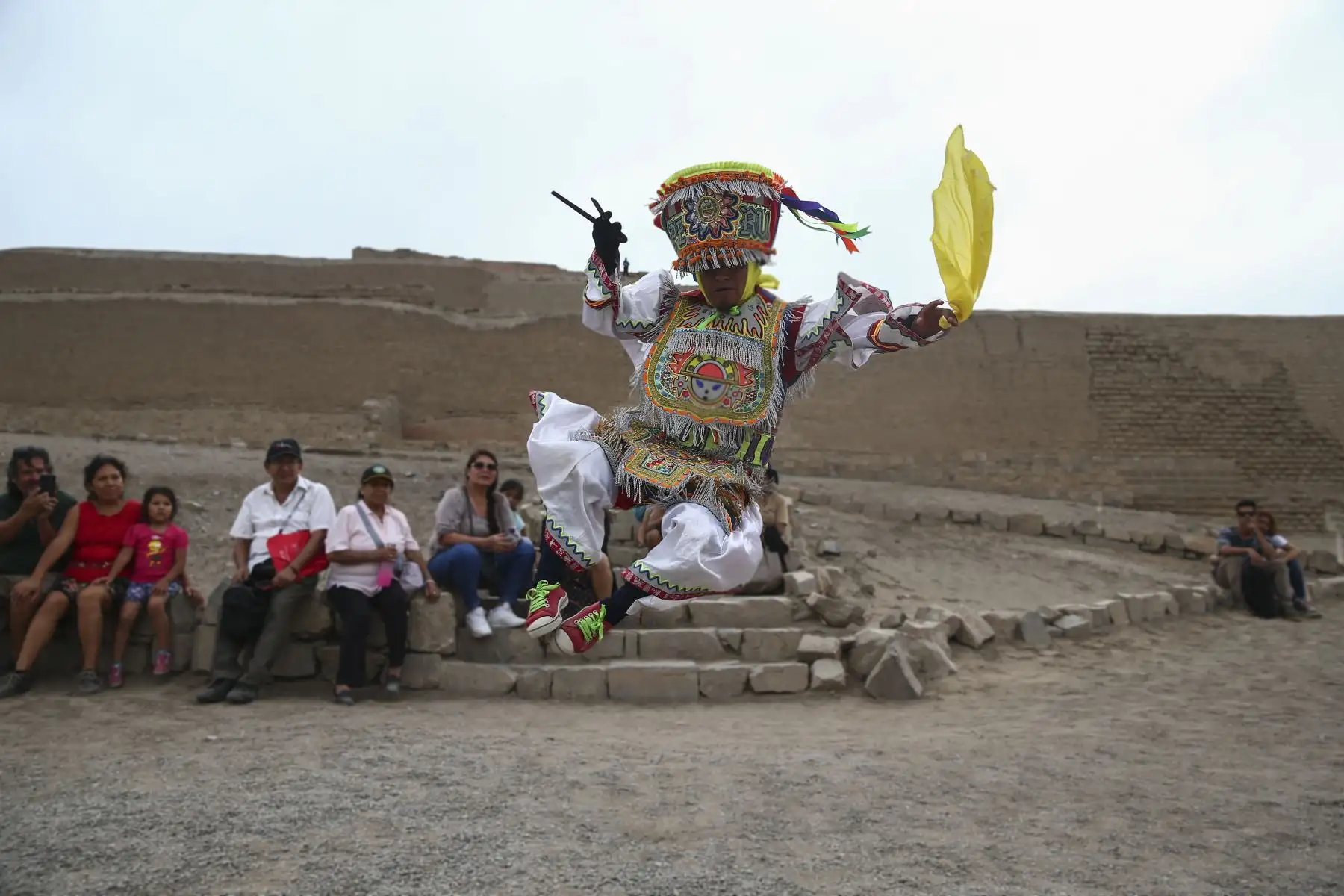 La Danza de Las Tijeras cautivó a los visitantes del museo. Foto: ANDINA/Jhonel Rodríguez Robles