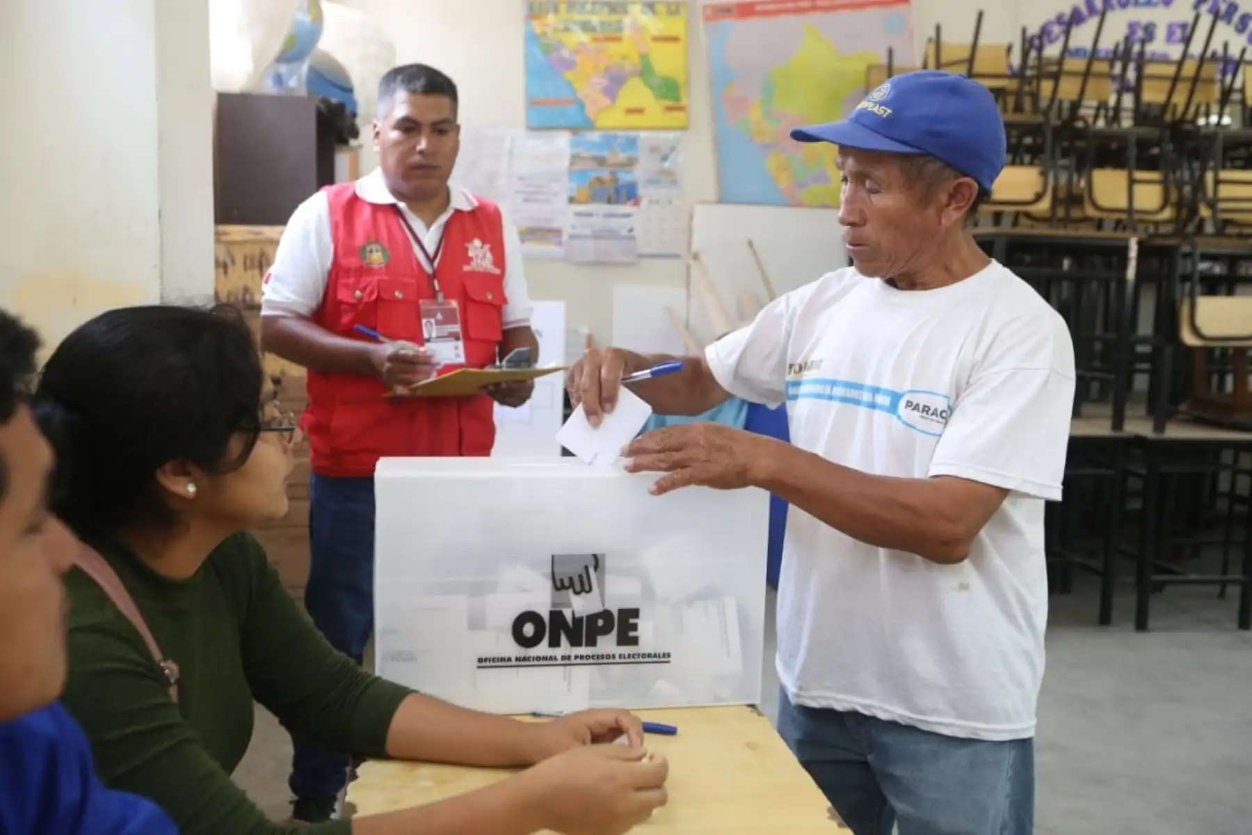 El JNE viene fiscalizando el normal desarrollo del proceso electoral de consulta vecinal, en los distritos de El Porvenir y Florencia de Mora, región LaLibertad, donde se decidirá la propuesta de creación del distrito de Alto Trujillo. Foto: JNE/Difusión