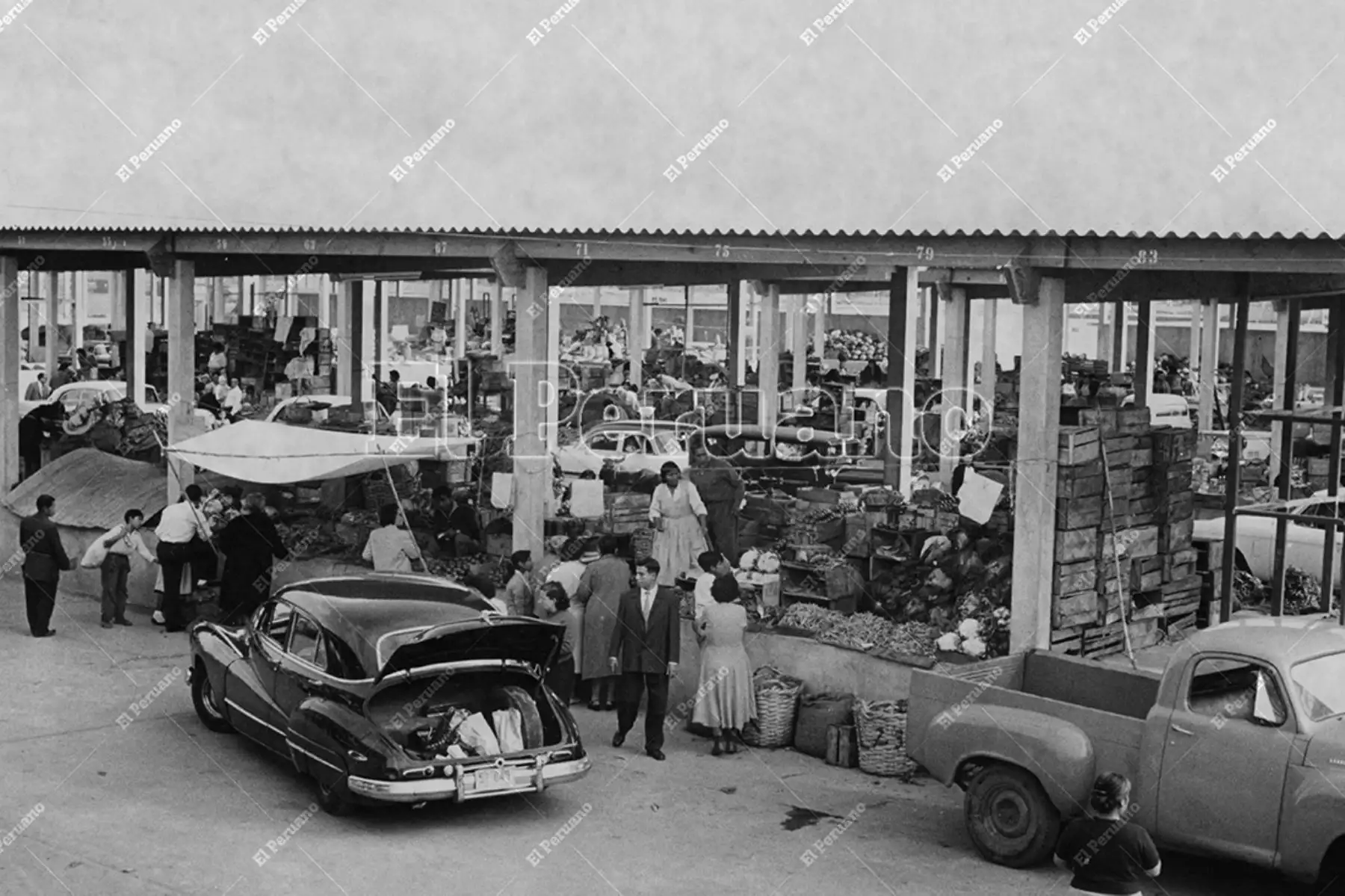 Lima - 1 julio 1958 / Nuevo Mercado Mayorista de La Victoria. 
Foto: Archivo Histórico de El Peruano