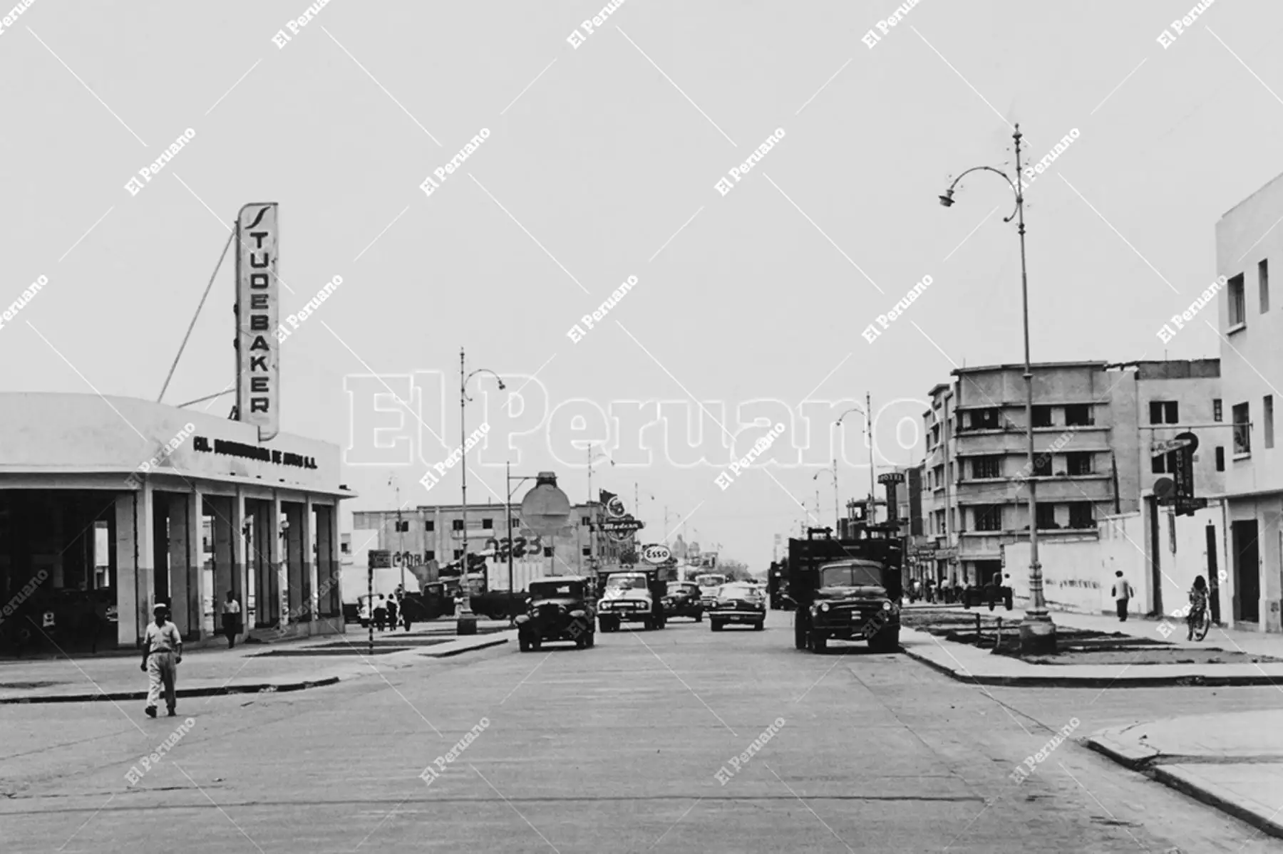 Lima - 4 enero 1955 / Avenida 28 de Julio en La Victoria. 
Foto: Archivo Histórico de El Peruano