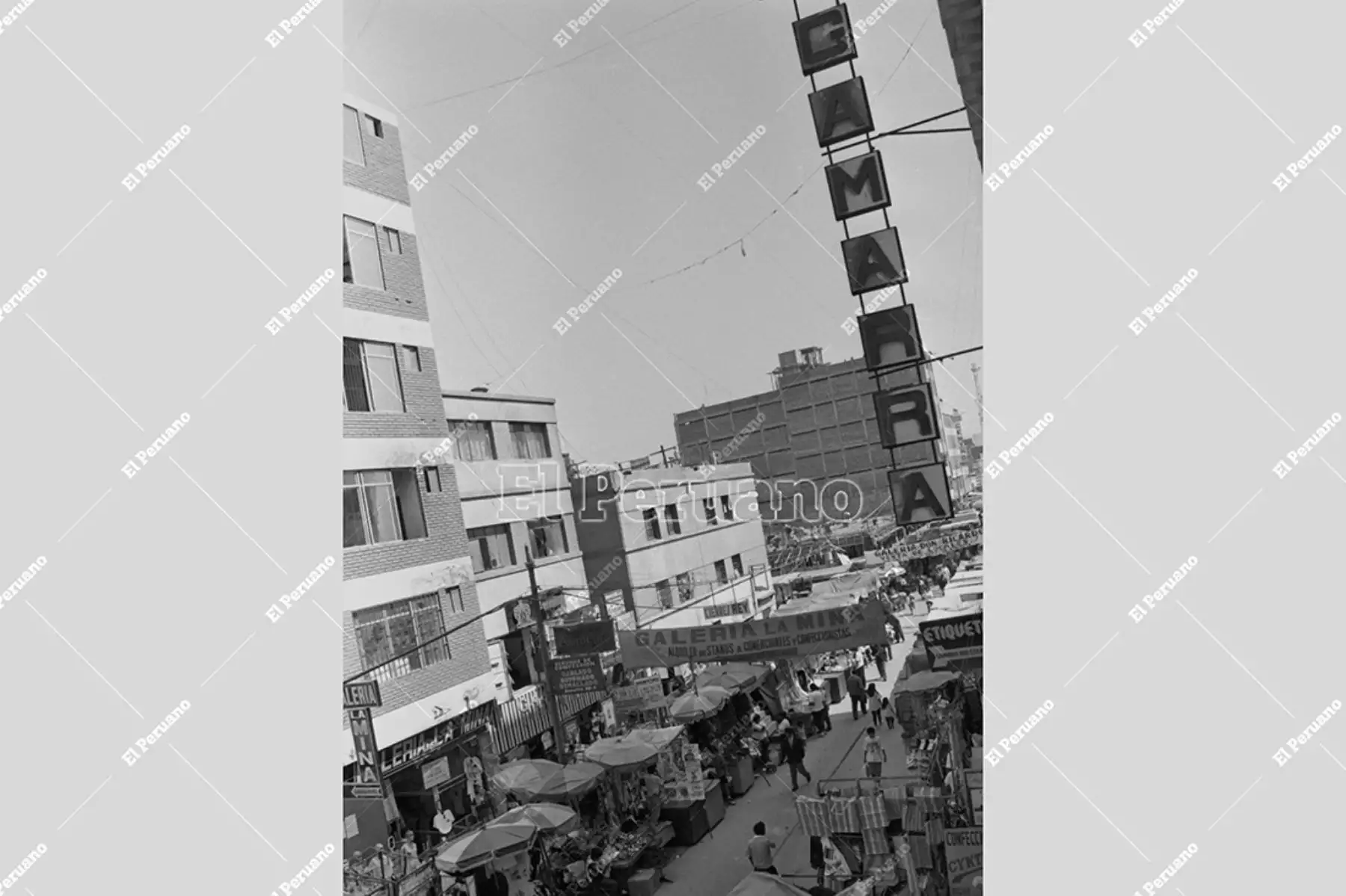 Lima - 25 febrero 1992 / Emporio comercial de Gamarra en La Victoria.
Foto: Archivo