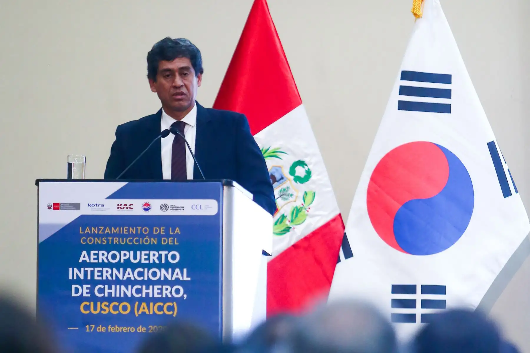 Ministro de Transportes y Comunicaciones, Carlos Lozada, destaca que el Aeropuerto Internacional de Chinchero fomentará el desarrollo económico del Cusco. Foto: ANDINA/ Jhonel Rodríguez